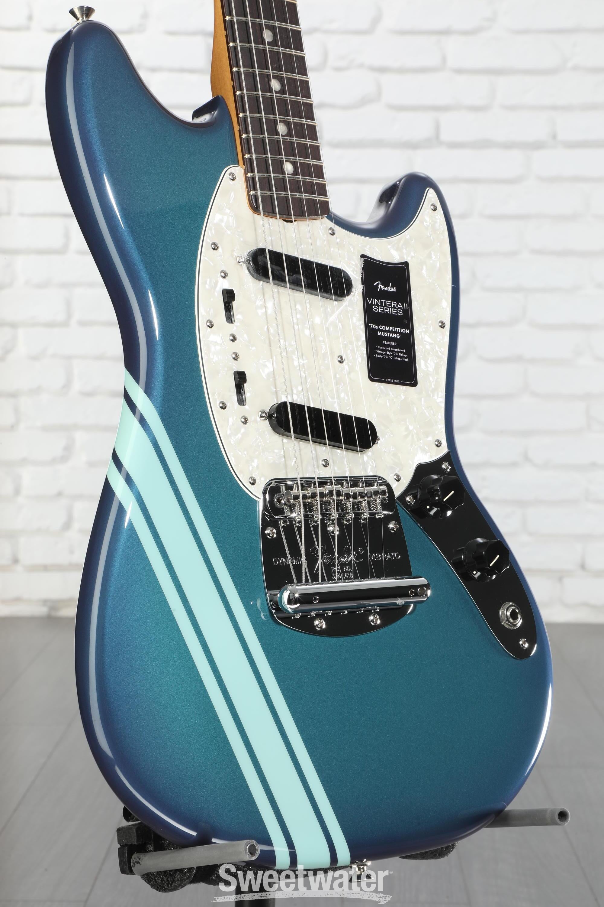 ジ*屋様 Fender MEX Vintera II 70s Mustang B Fender Vintera II '70s Mustang Electric Guitar Competition Orange