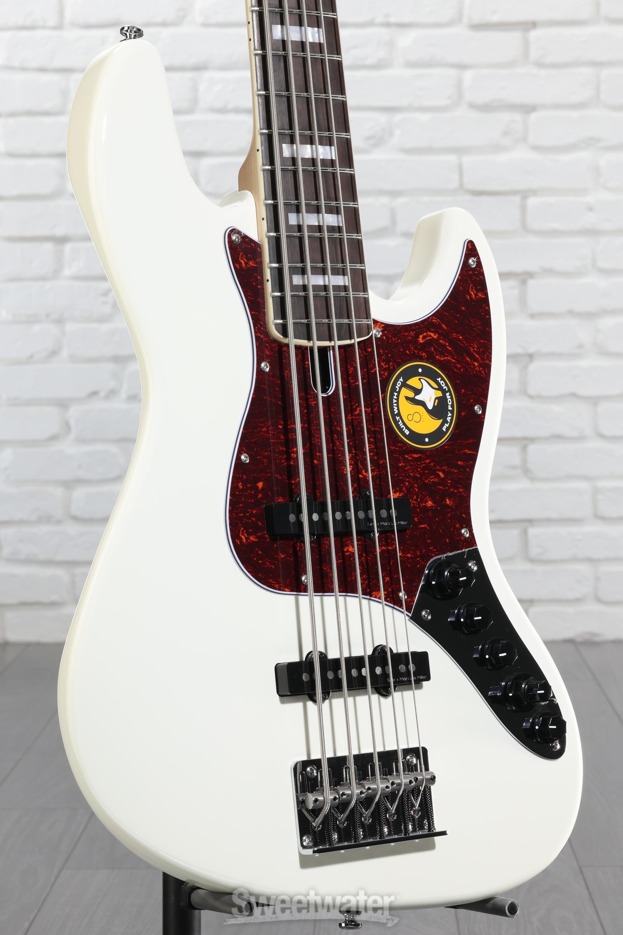 Sire Marcus Miller V7 Alder 5-string Bass Guitar - Antique White