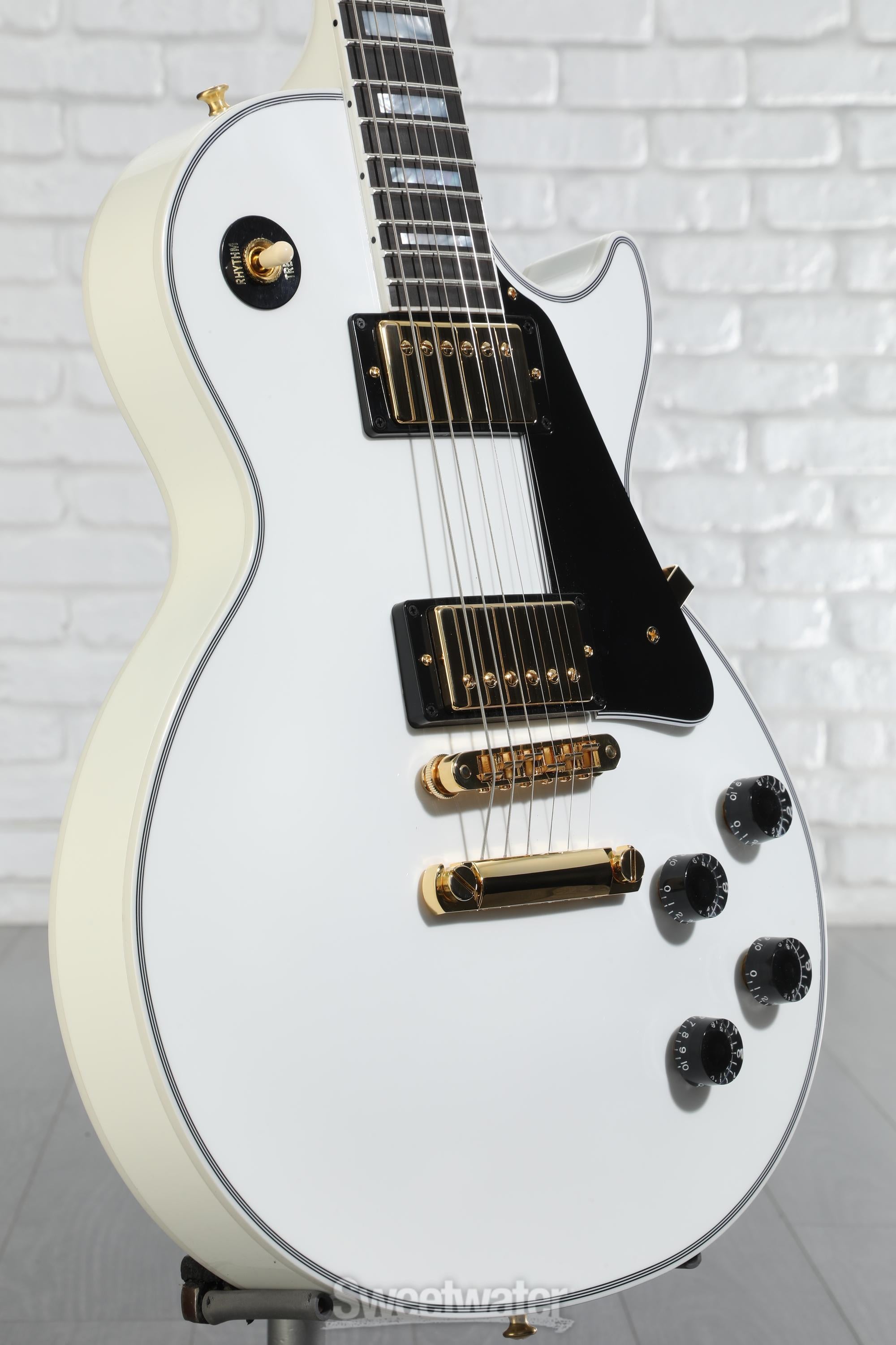 【有名人芸能人】 Alpine - Custom Paul Les Custom Gibson White Ebony with ギター