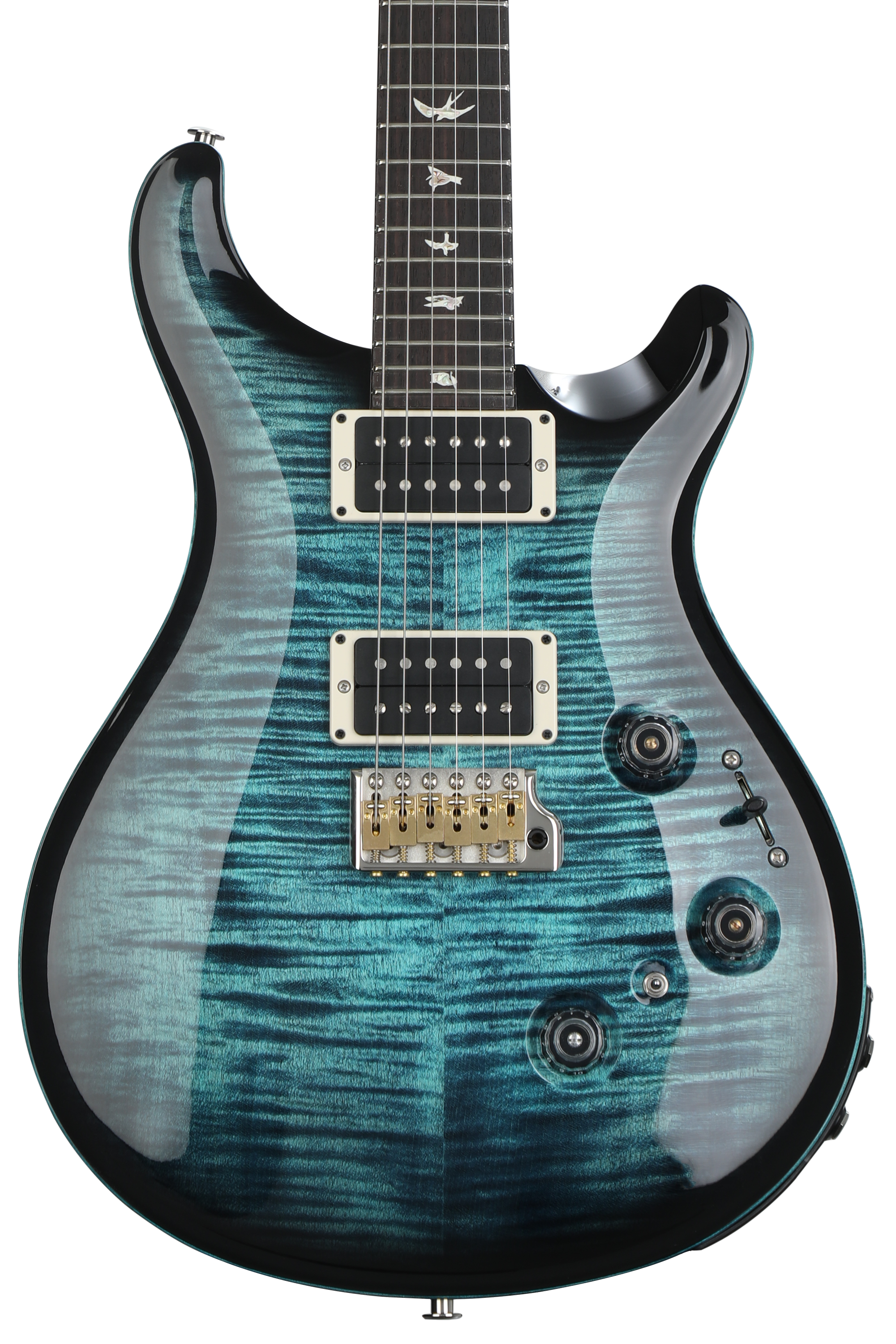 PRS Custom 24 Piezo Electric Guitar - Cobalt Smokeburst | Sweetwater