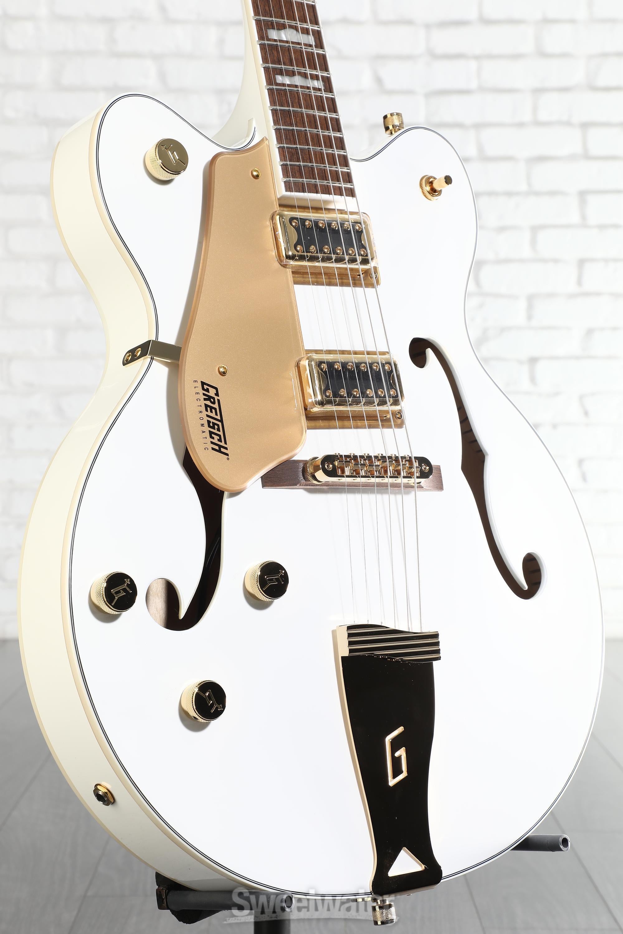 Photo of Gretsch G5422GLH Electromatic Classic Hollowbody Double-Cut Left-handed - Snowcrest White