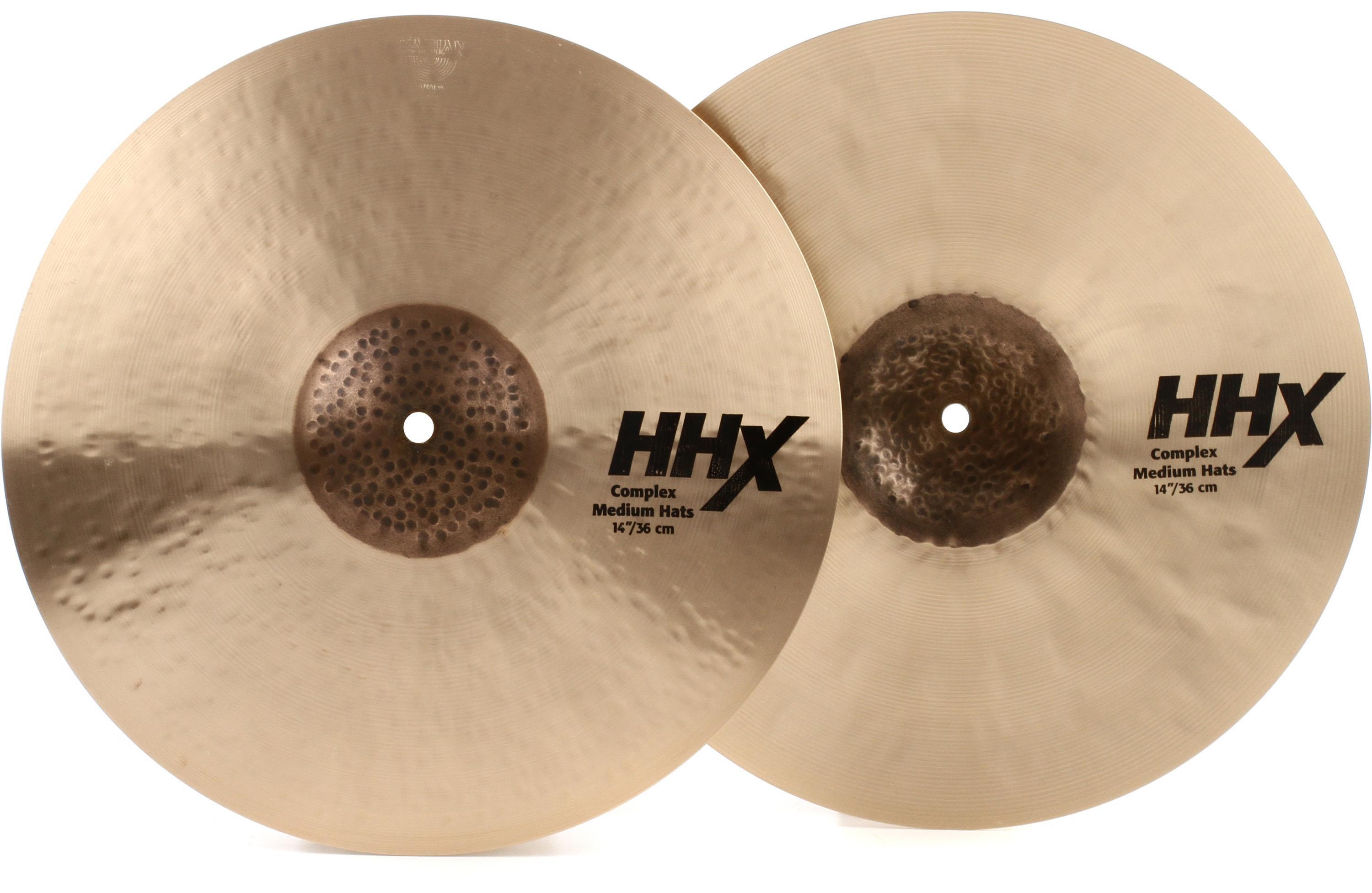 Sabian 14 inch HHX Complex Medium Hi-hat Cymbals | Sweetwater