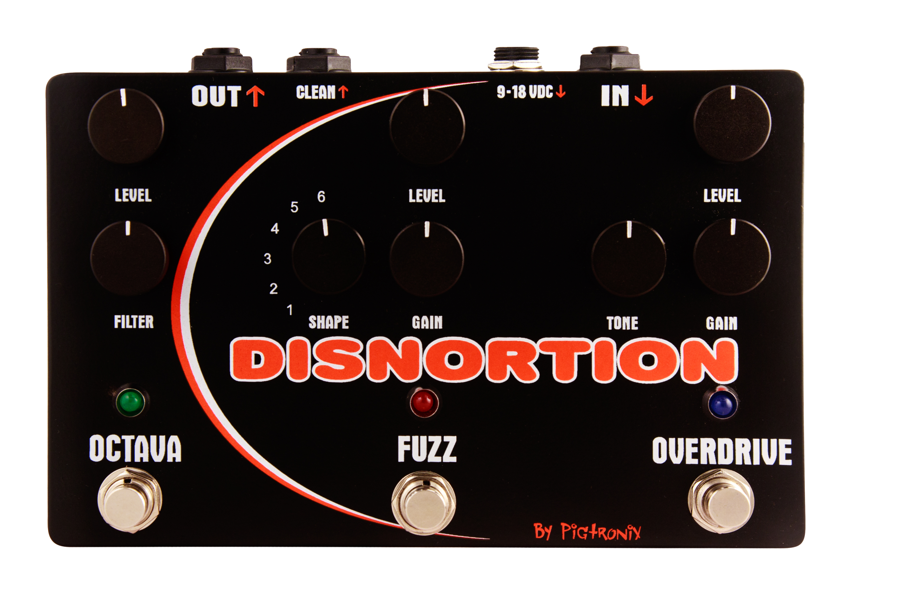 Pigtronix Disnortion Analog Octave/Fuzz/Overdrive Pedal | Sweetwater
