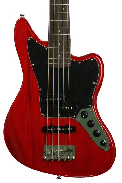 中華のおせち贈り物 V Bass Jaguar Modified Vintage Squier Special Crimson - ベース