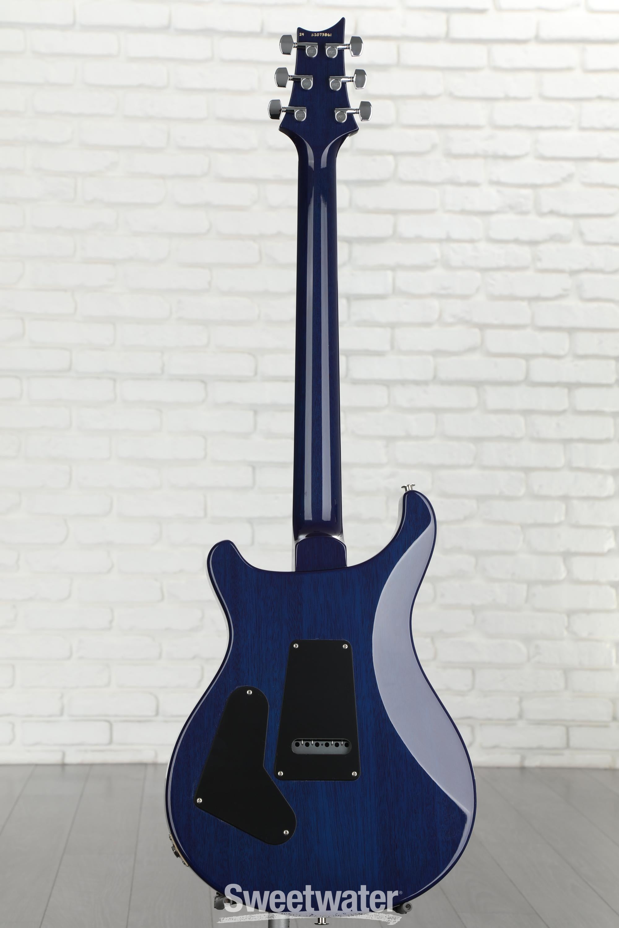 PRS S2 Custom 24 Electric Guitar - Faded Gray Black Blue Burst