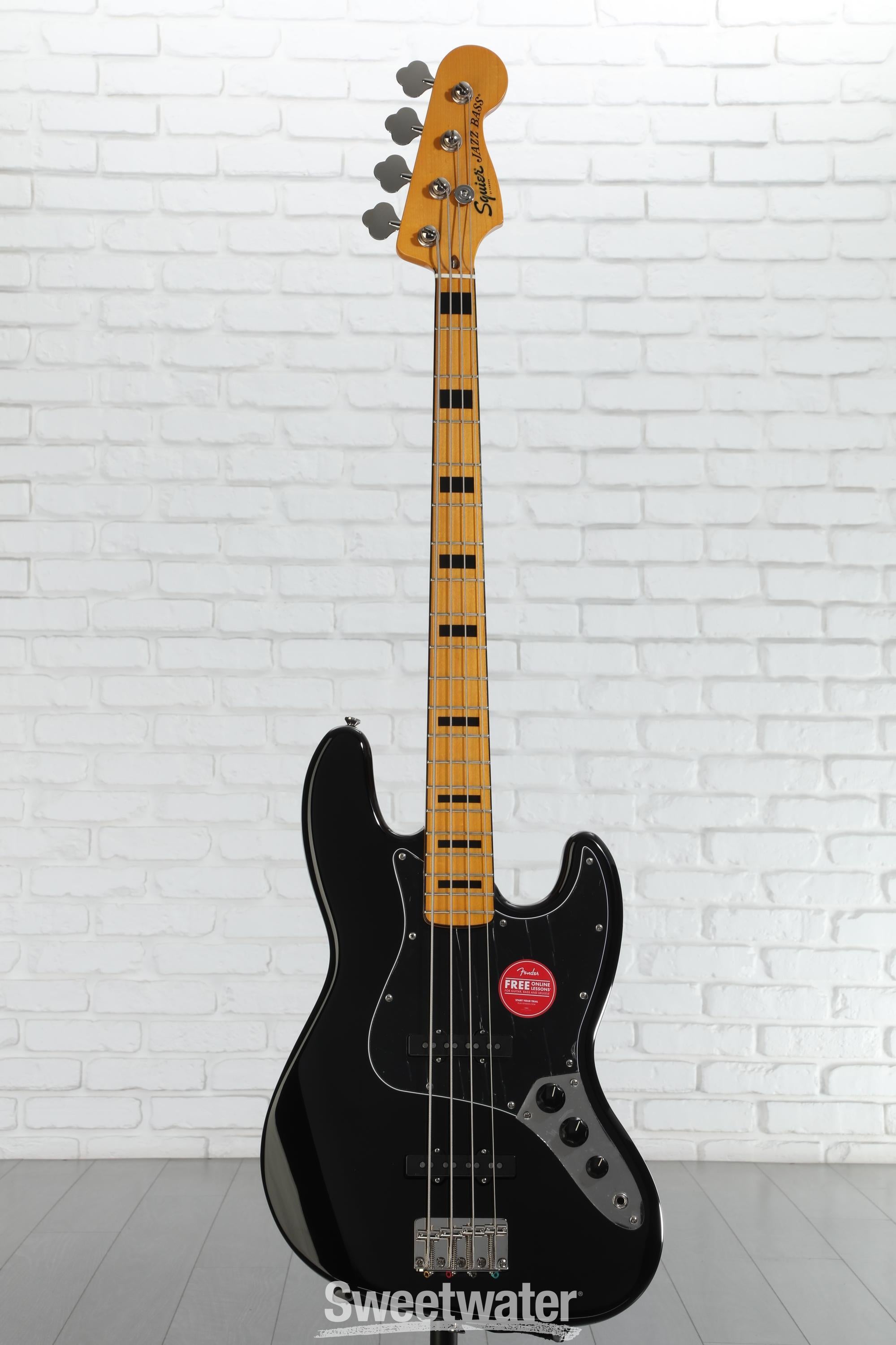 Squier Classic Vibe '70s Jazz Bass - Black | Sweetwater