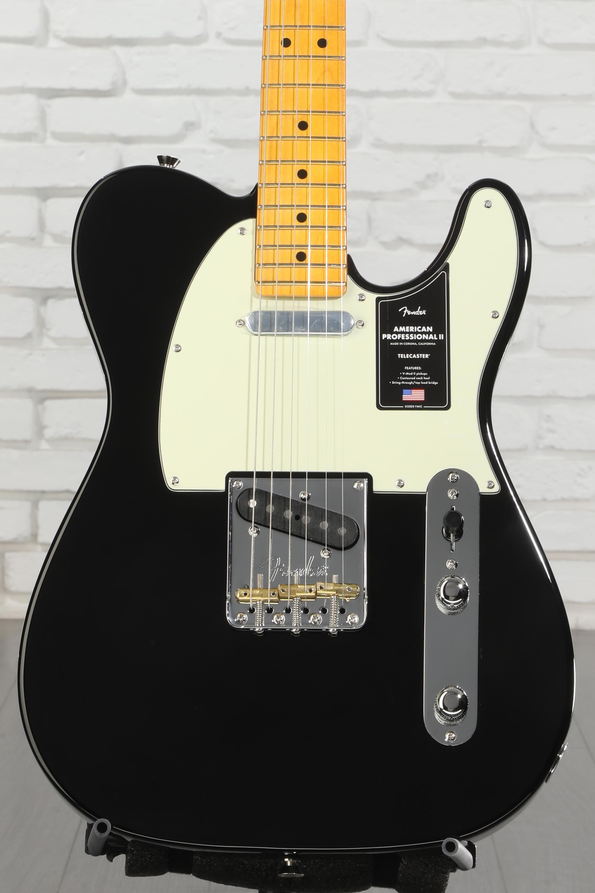 Fender American Professional II Telecaster - Black with Maple