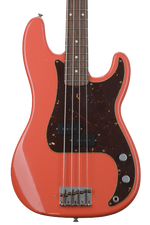 Photo of Fender Custom Shop Pino Palladino Precision Bass Guitar - Fiesta Red