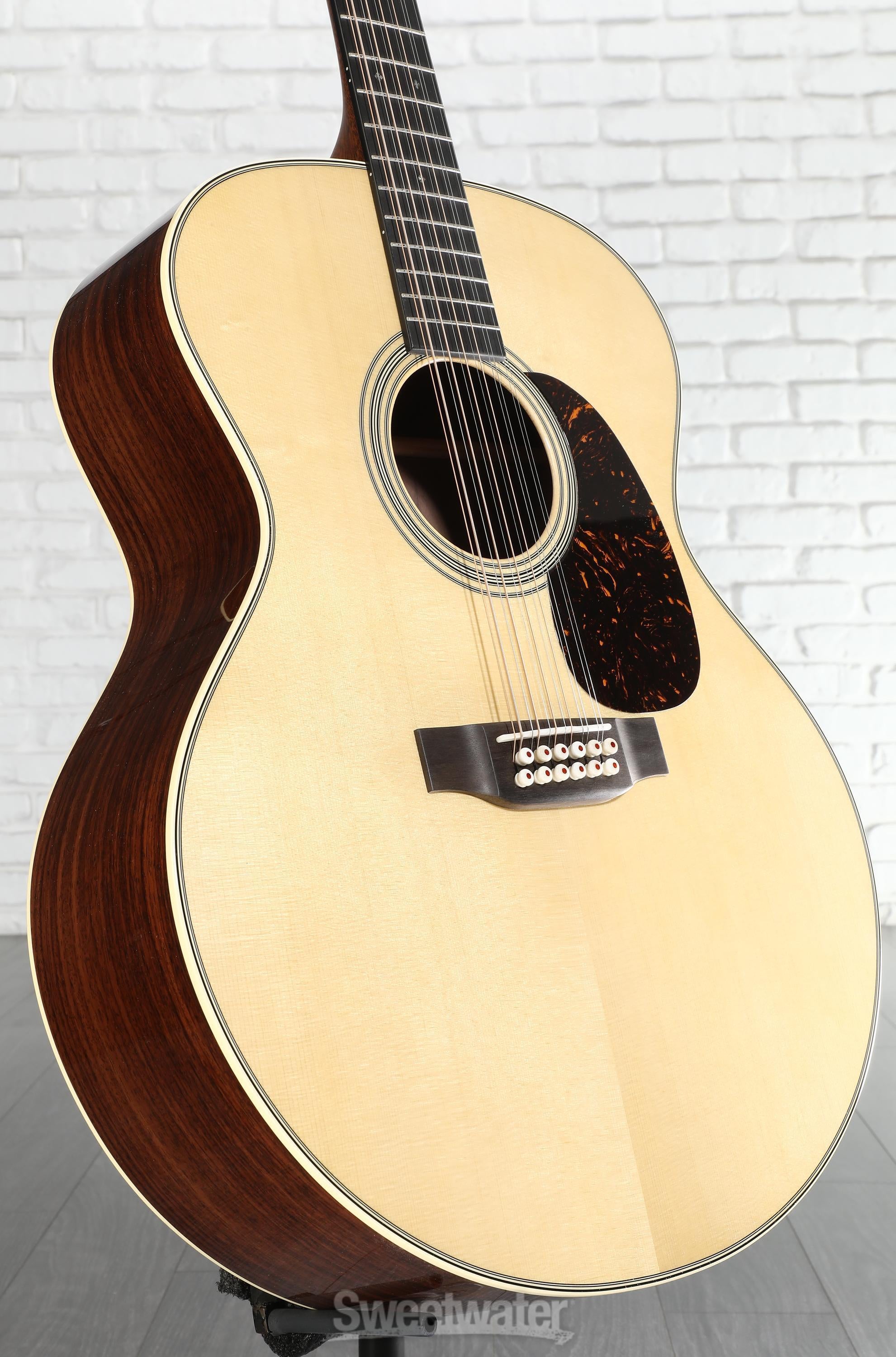 Photo of Martin Custom Shop Sweetwater Hand-selected Grand Jumbo 28 Style 12-string Acoustic Guitar - Natural with Aging Toner