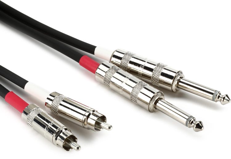 Unbalanced Cables: RCA to RCA - Sweetwater