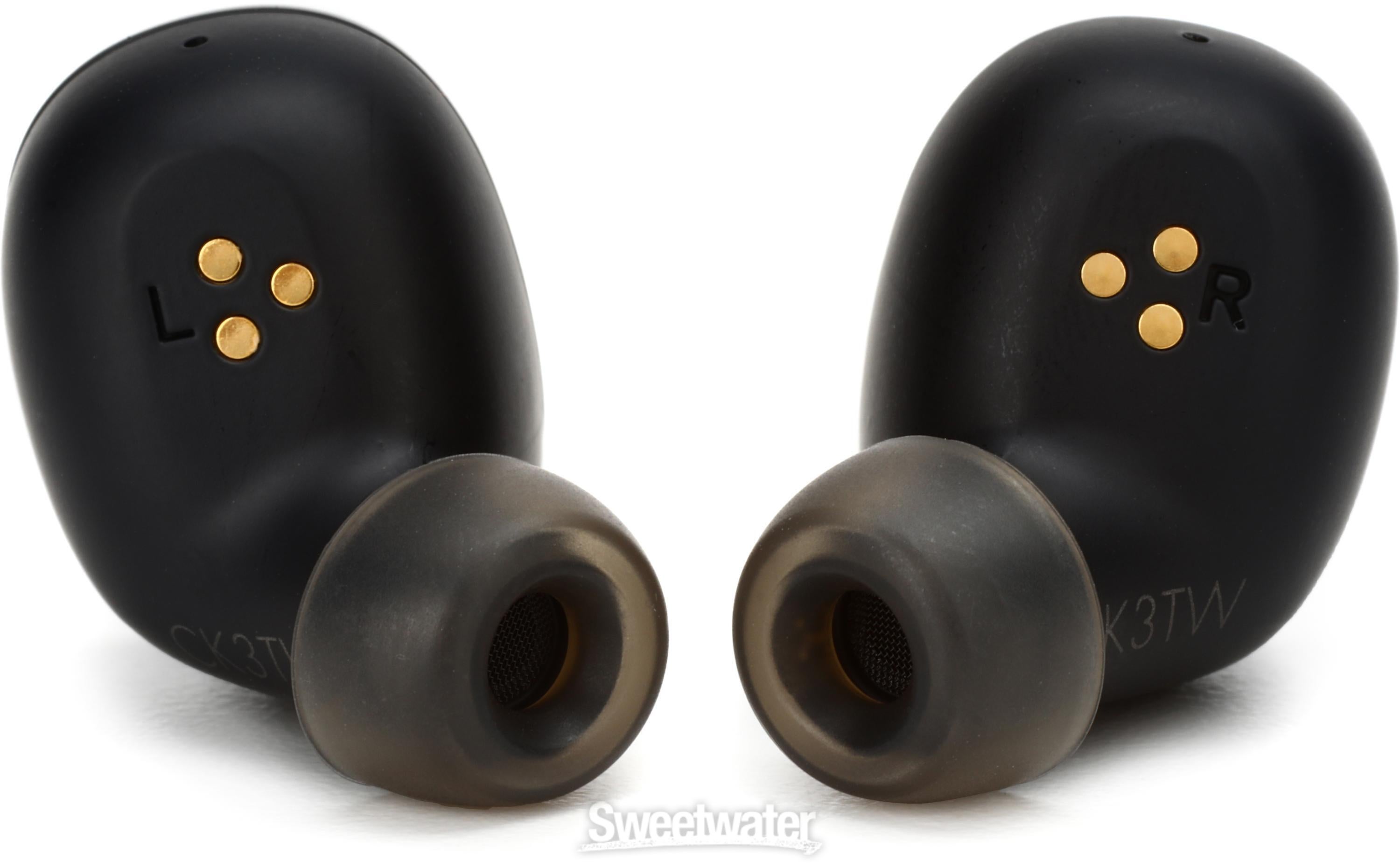 audio−technica ATH-CK3TW BK Audio-Technica ATH-CK3TW True Wireless Earphones, IPX2 Water