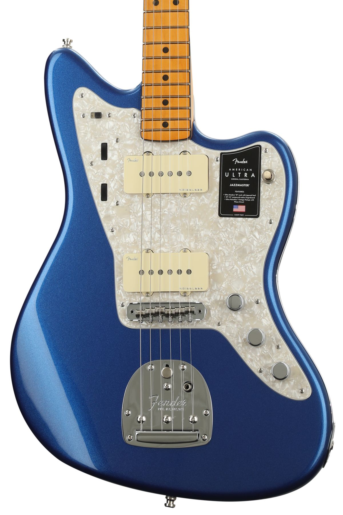 Fender American Ultra Jazzmaster - Cobra Blue with Maple