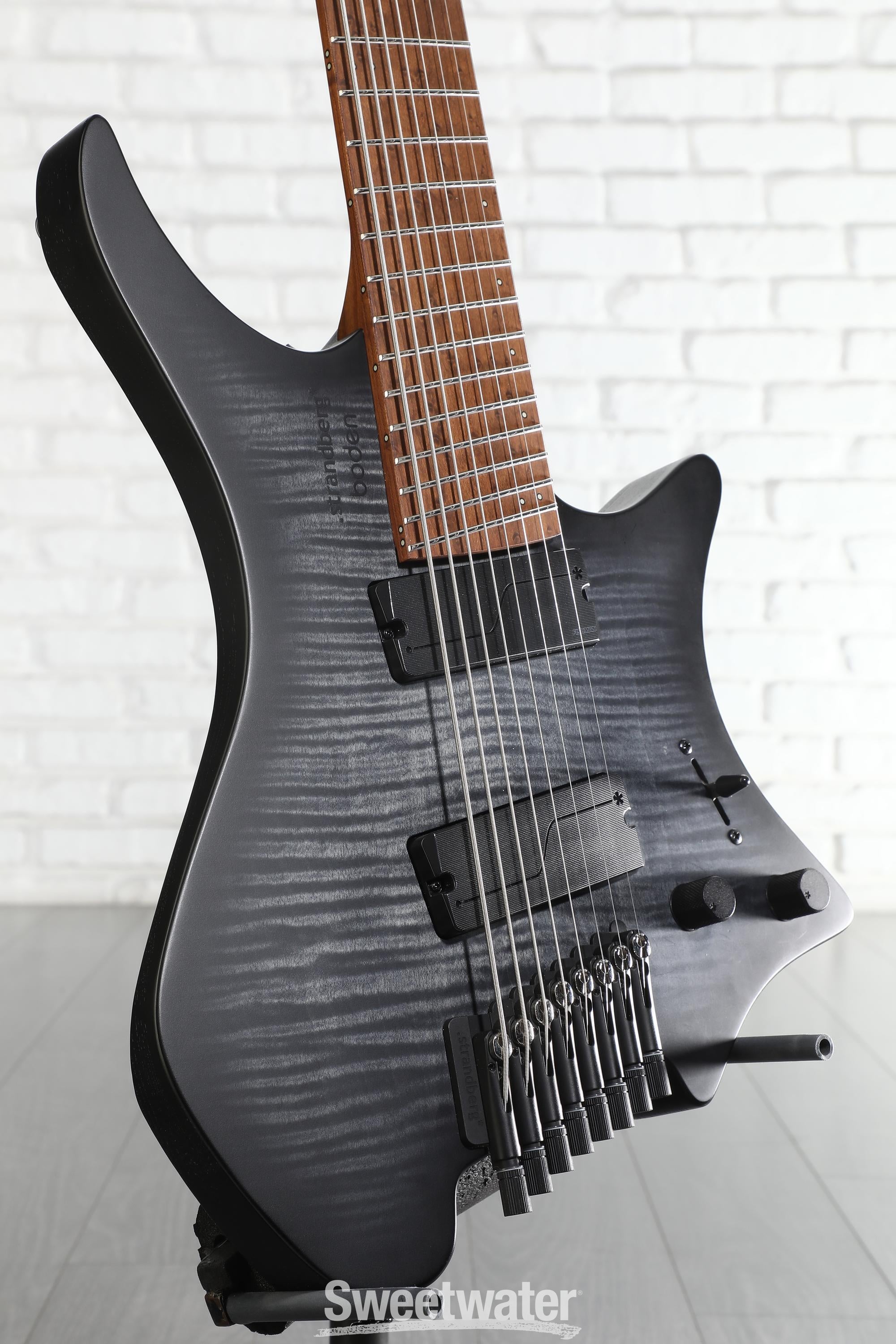 Photo of Strandberg Boden Original N2.8 8-string Electric Guitar - Black Denim Burst Satin