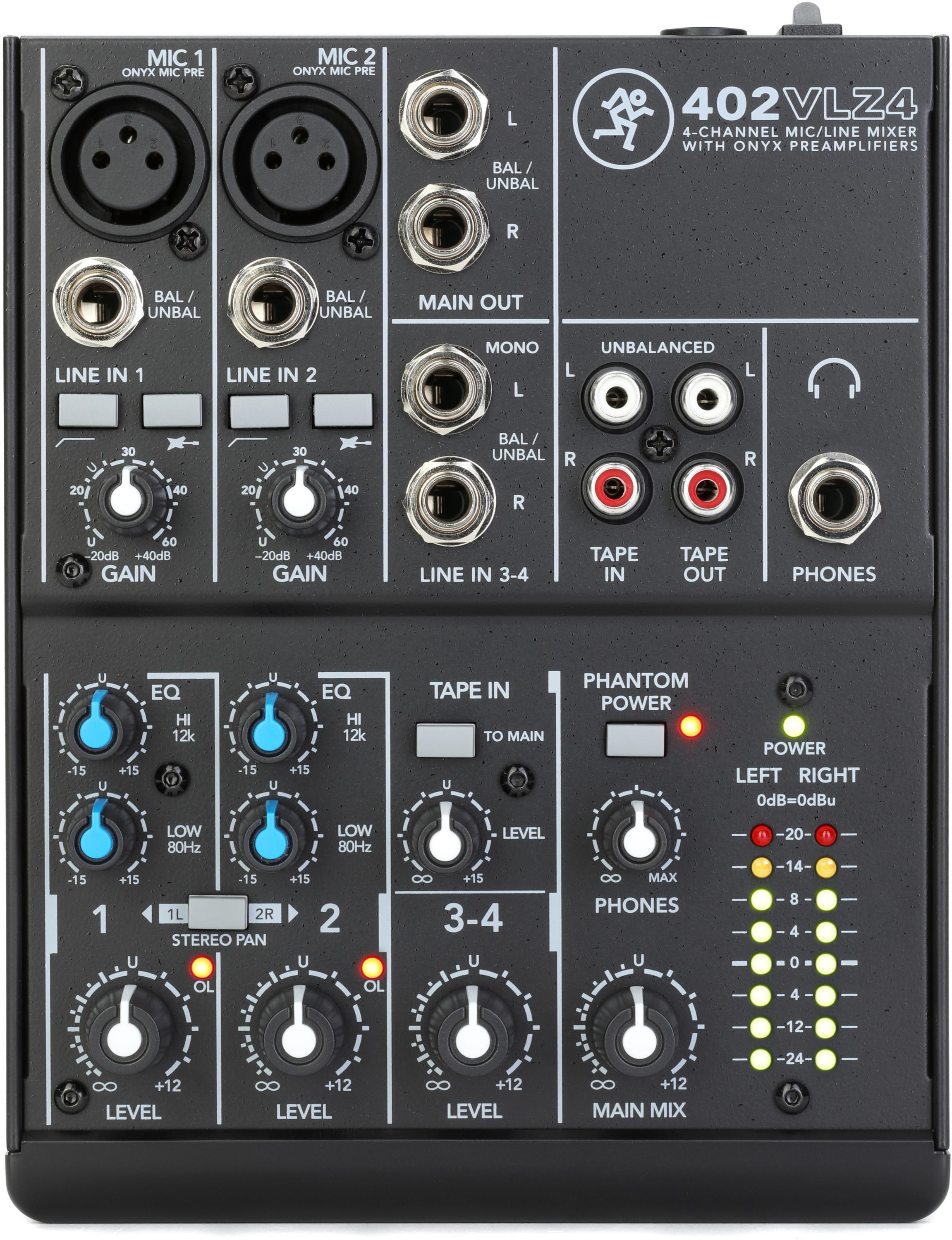 Mackie 4-Channel Pro Compact Mixer With FX