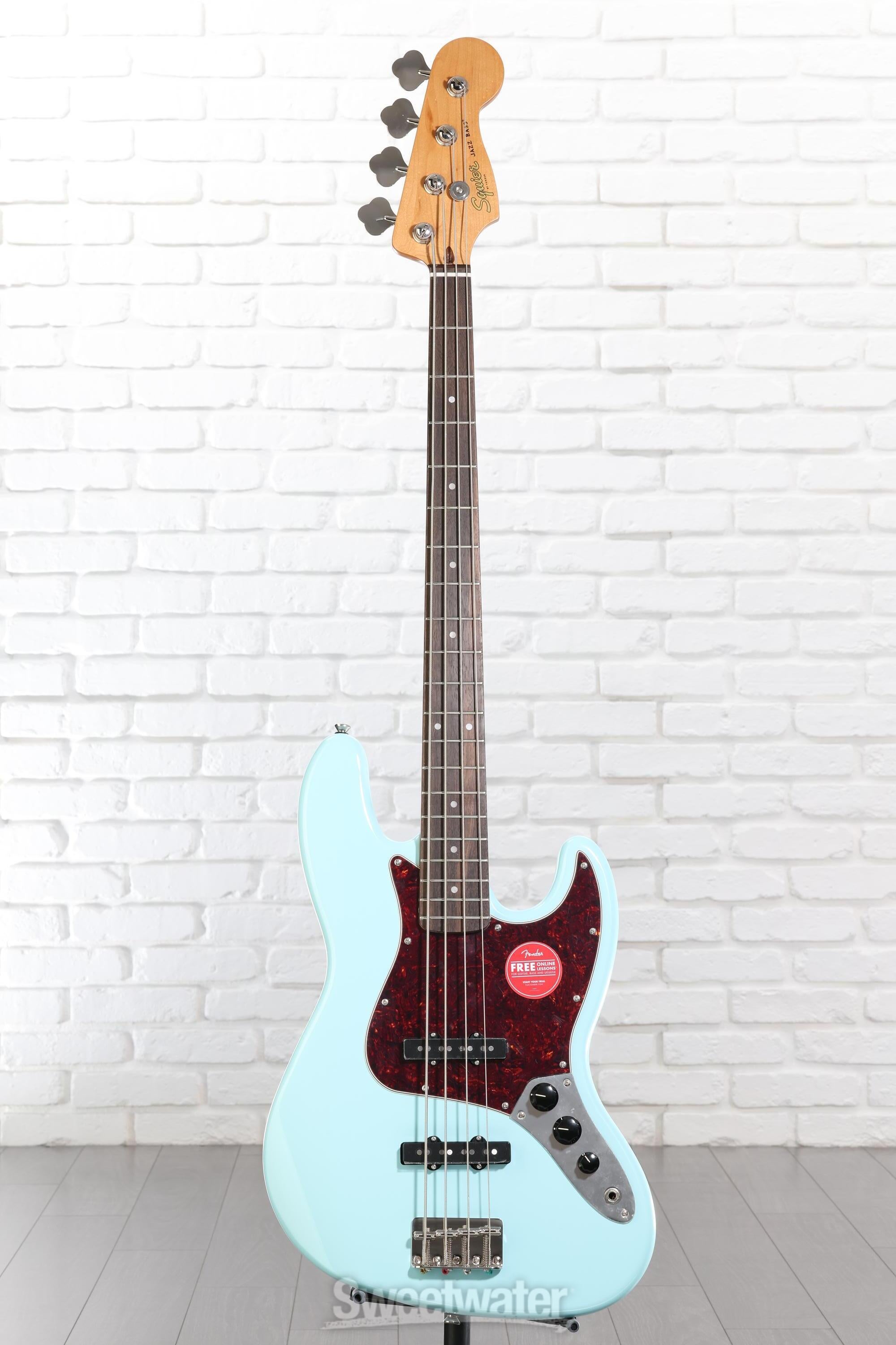 Squier Classic Vibe '60s Jazz Bass - Daphne Blue | Sweetwater