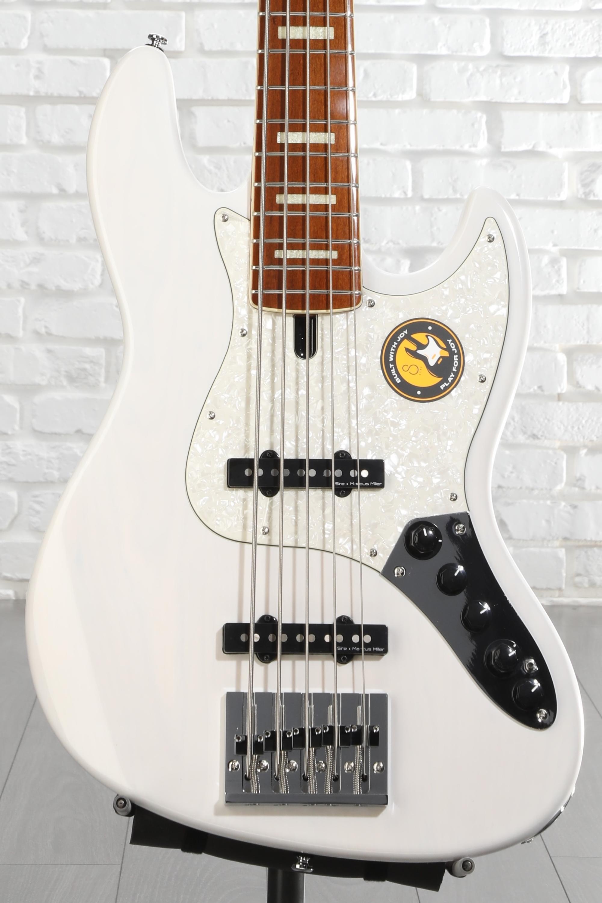 Sire Marcus Miller V8 5-string Electric Bass - White Blonde