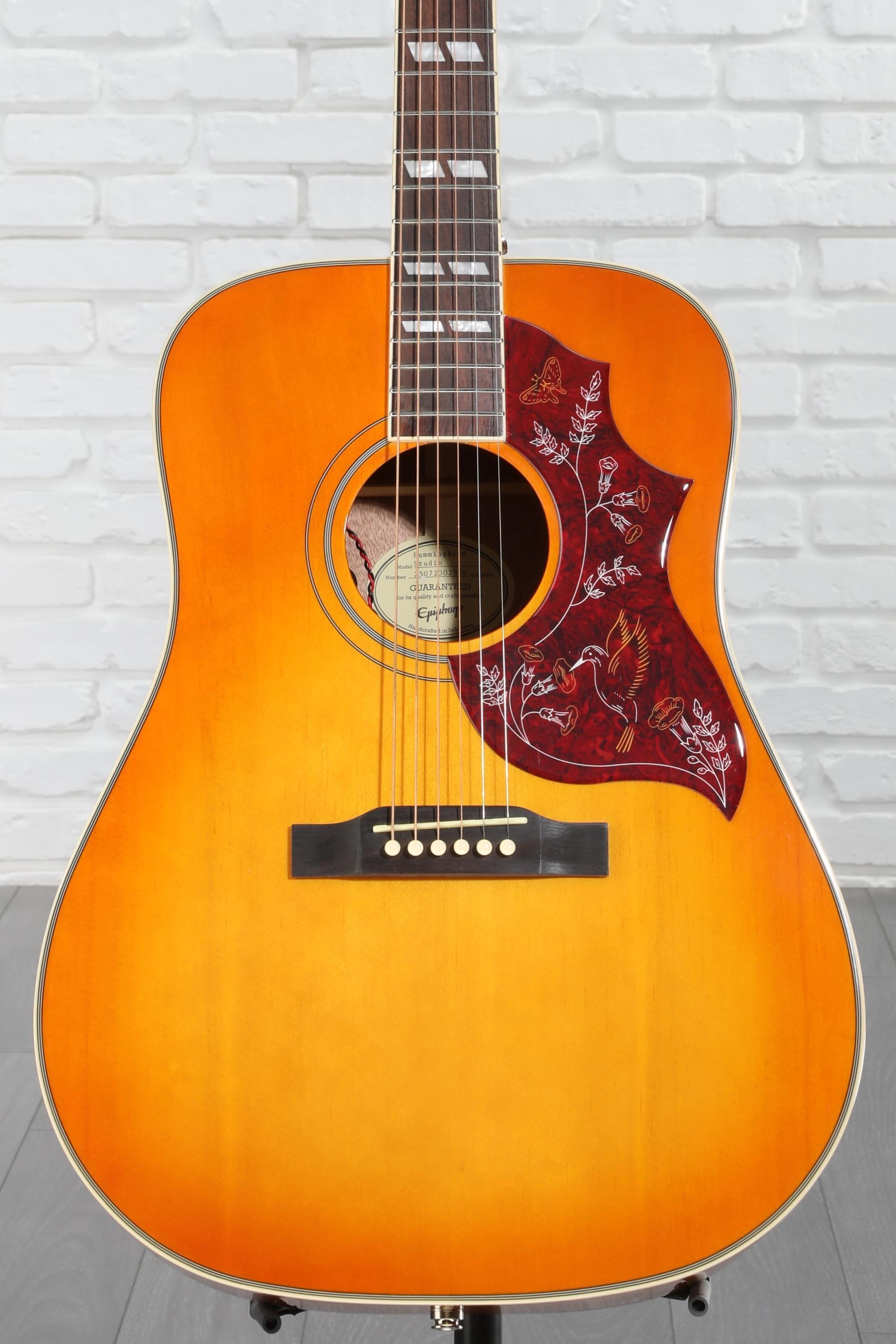 Epiphone Hummingbird Studio Acoustic-electric Guitar - Heritage