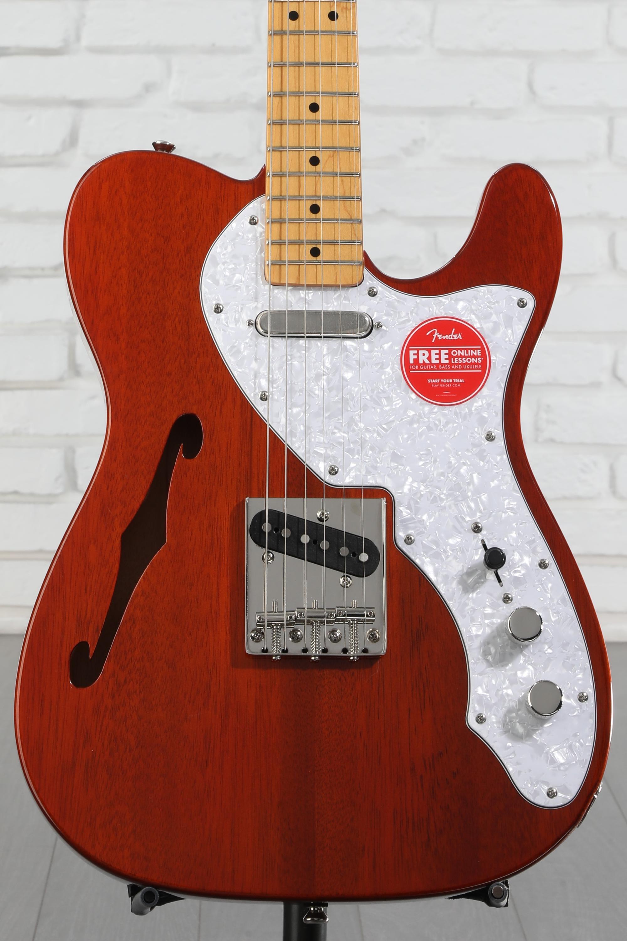 50本限定 美品軽量 Squier Classic Vibe Thinline Squier Classic Vibe '60s Telecaster Thinline Black Metallic