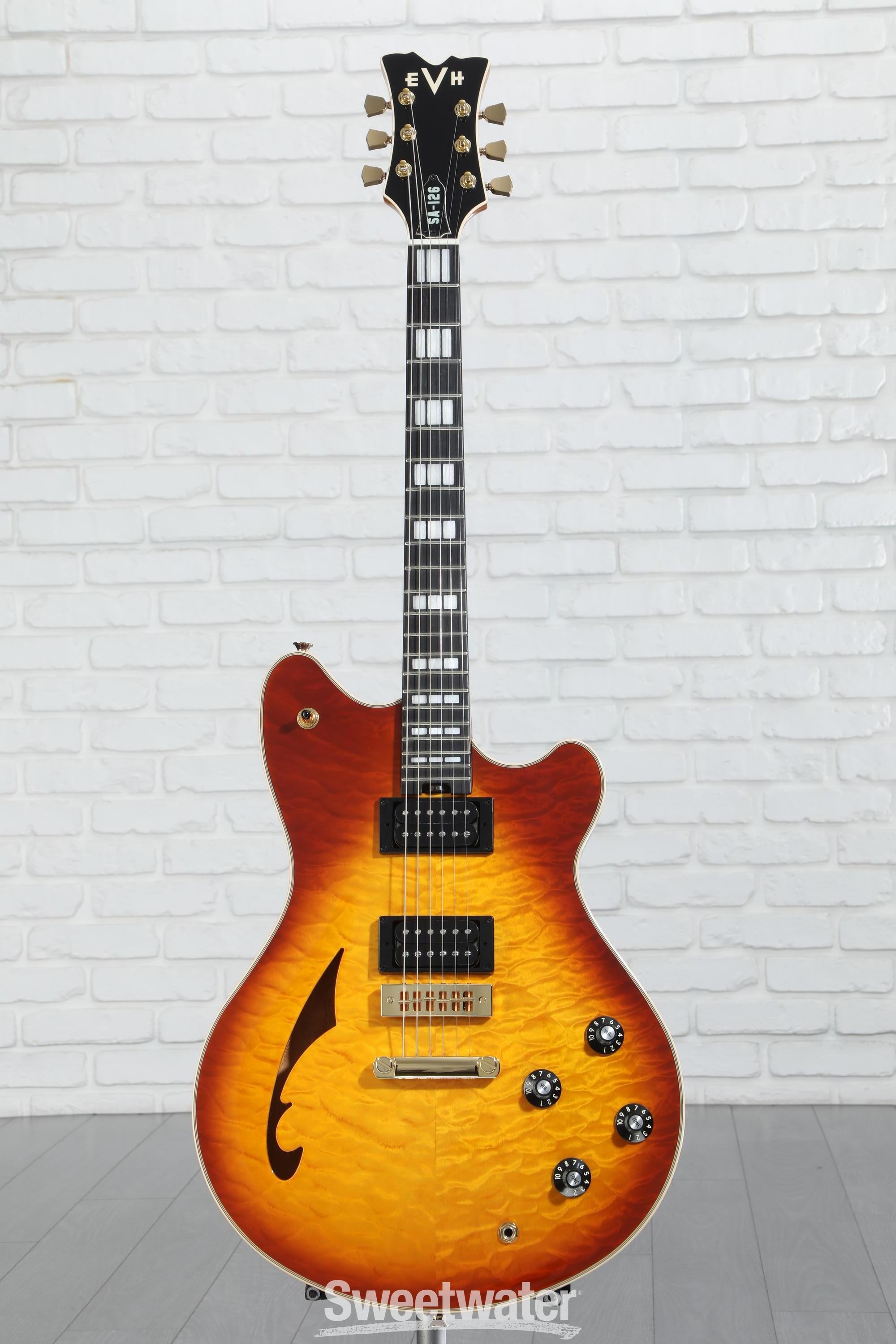 EVH SA-126 Special Quilted Maple Semi-hollowbody Electric Guitar