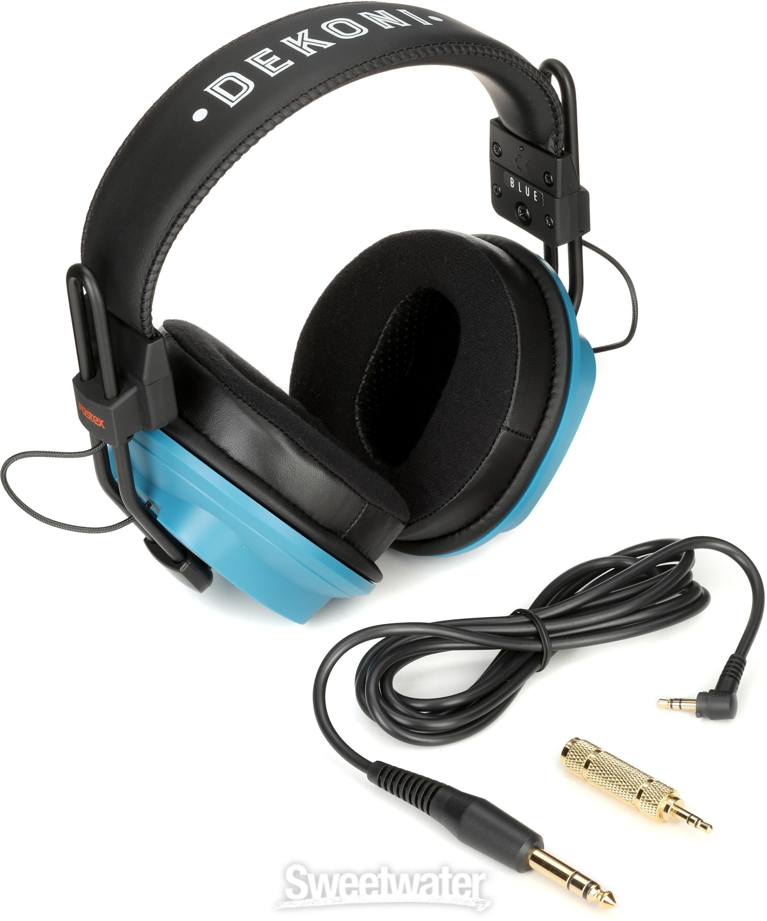 Dekoni Audio x Fostex Blue Semi-closed Headphones | Sweetwater