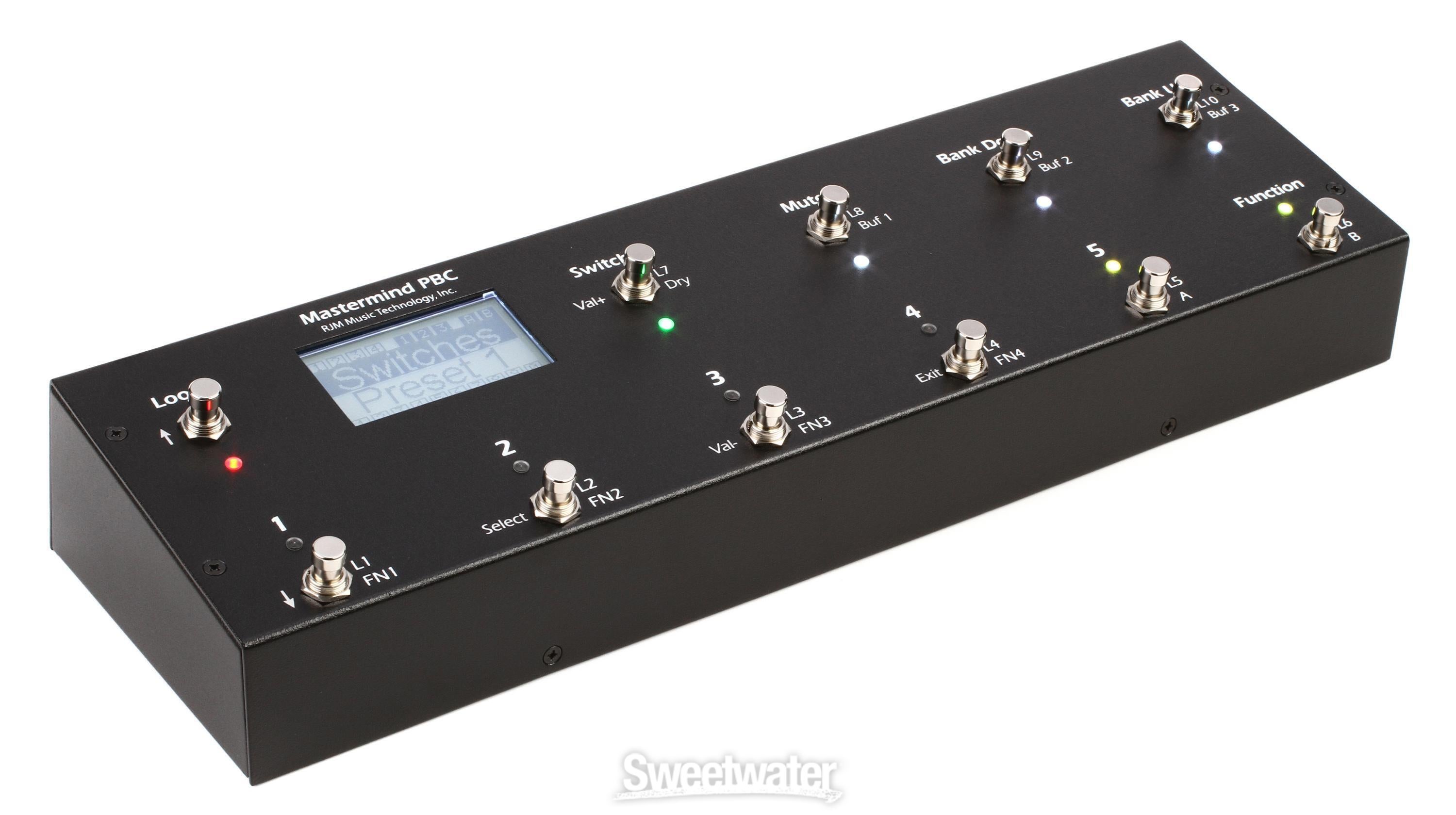 RJM Music Mastermind PBC 10-Loop Switcher | Sweetwater
