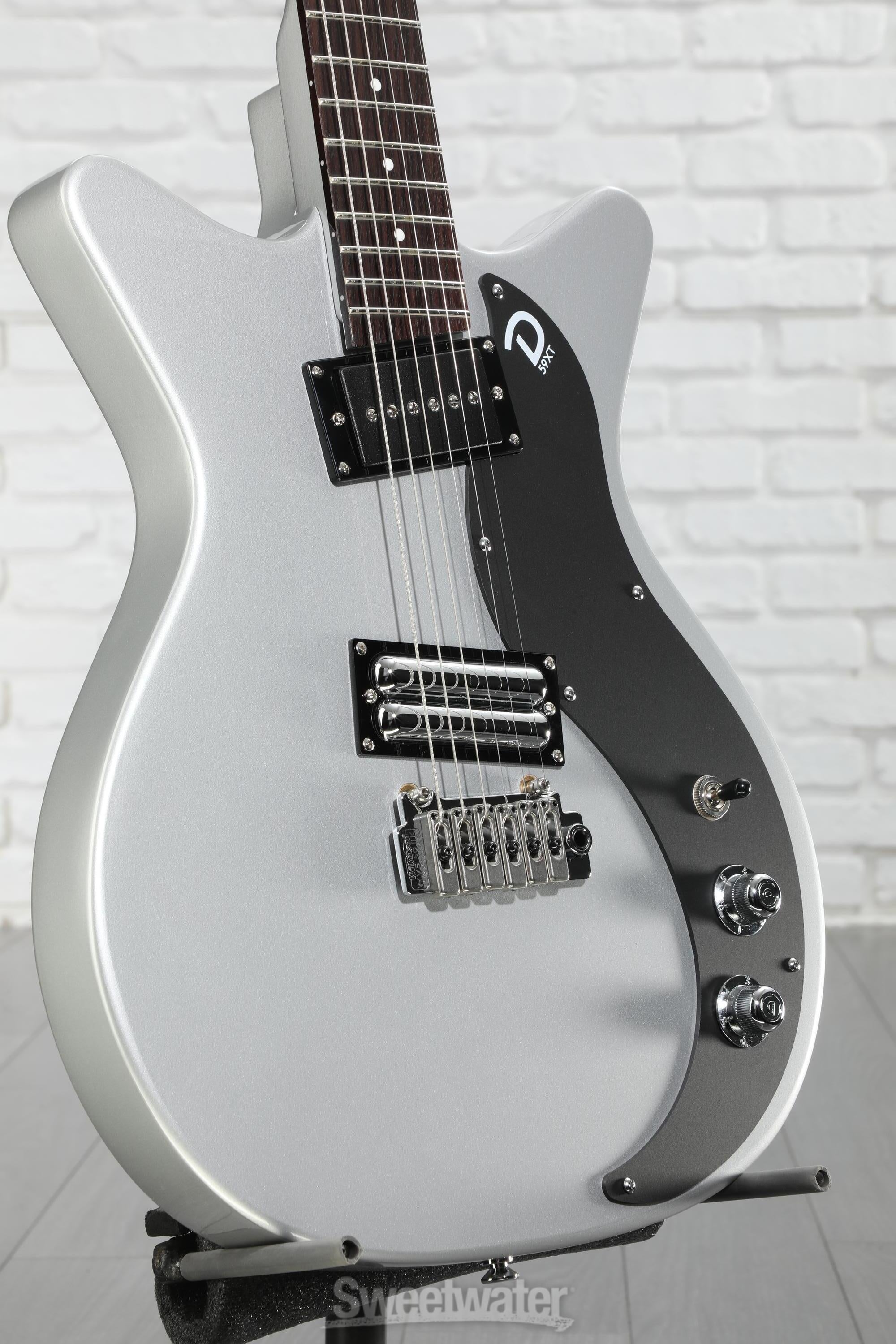 Danelectro 59XT Semi-hollowbody Electric Guitar - Silver | Sweetwater