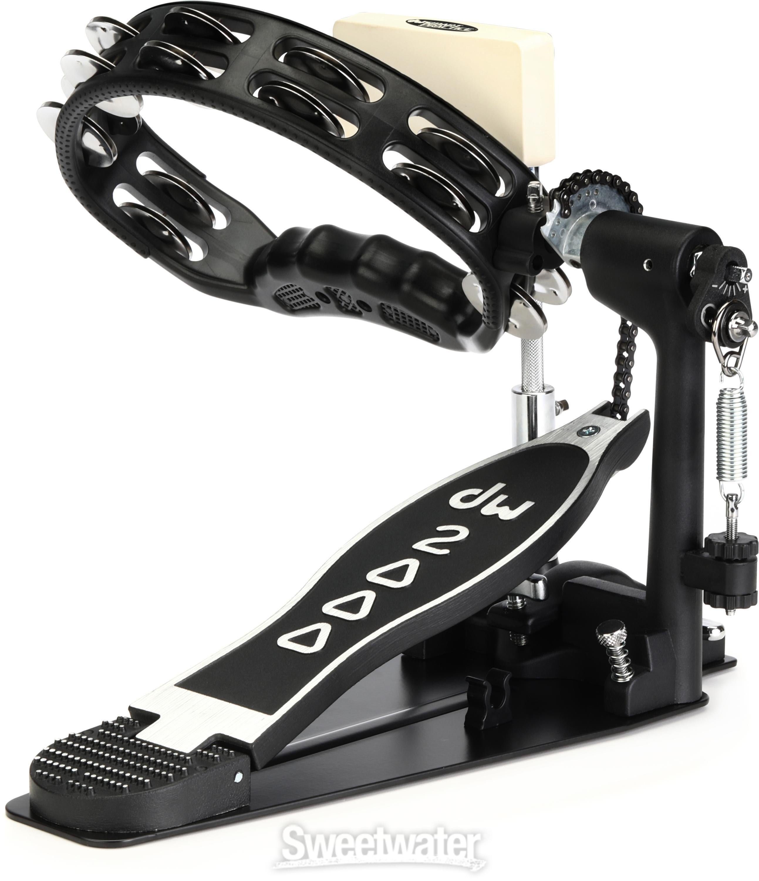 Foot tambourine outlet pedal