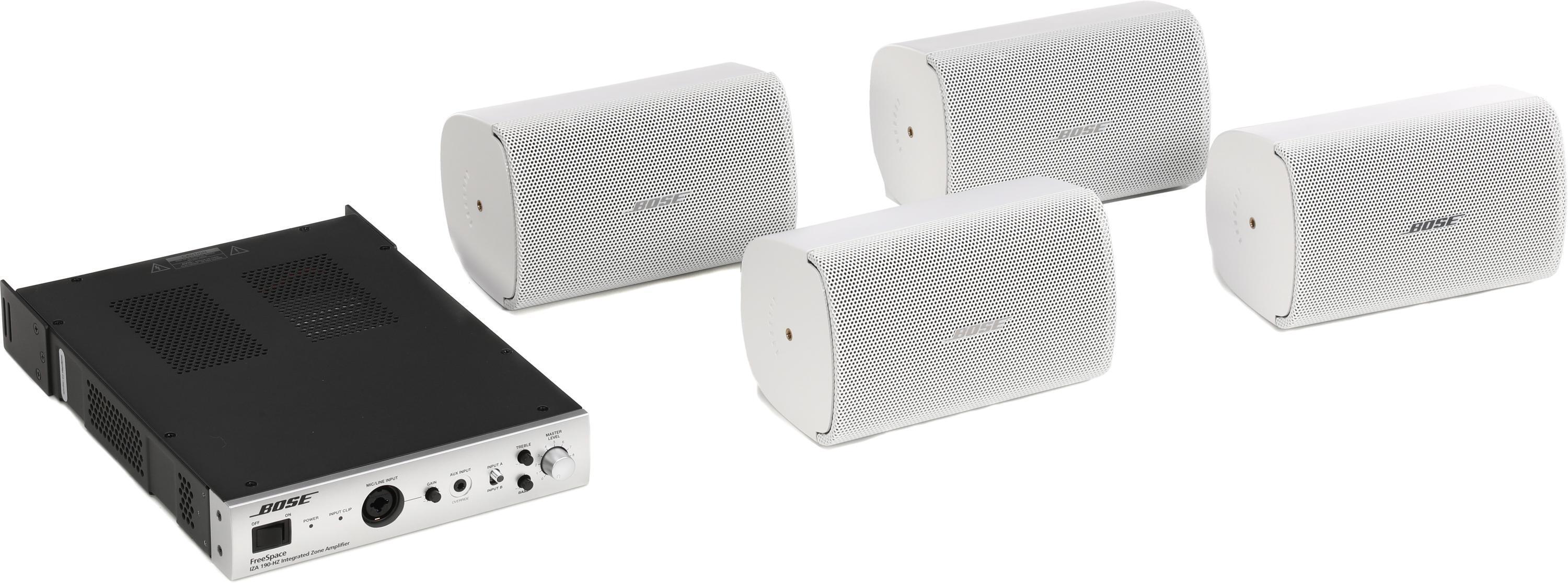 Bose Professional AudioPack Pro S4 120-volt Surface-mount Loudspeaker Pack  - White | Sweetwater