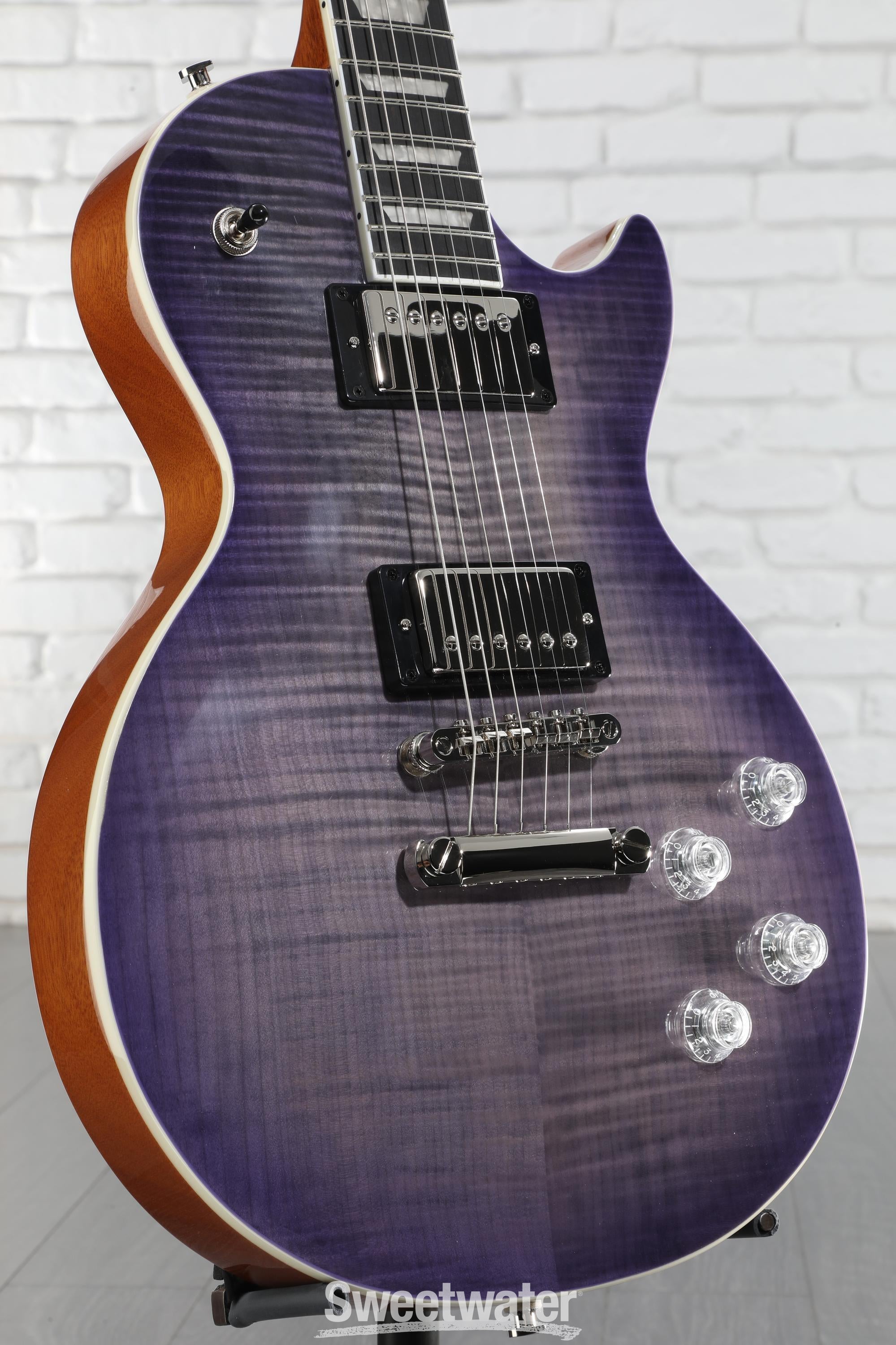 Epiphone Les Paul Modern Figured Electric Guitar - Purple