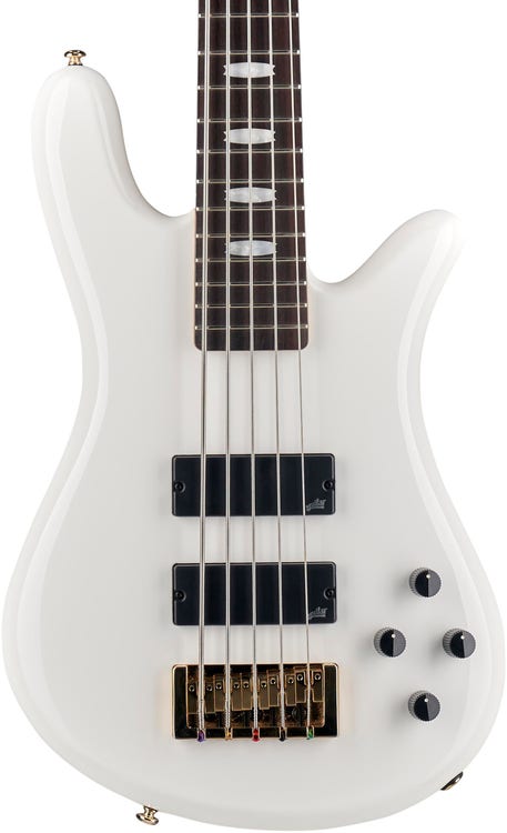 Spector Icon NS-5 5-string Electric Bass Guitar - White Gloss
