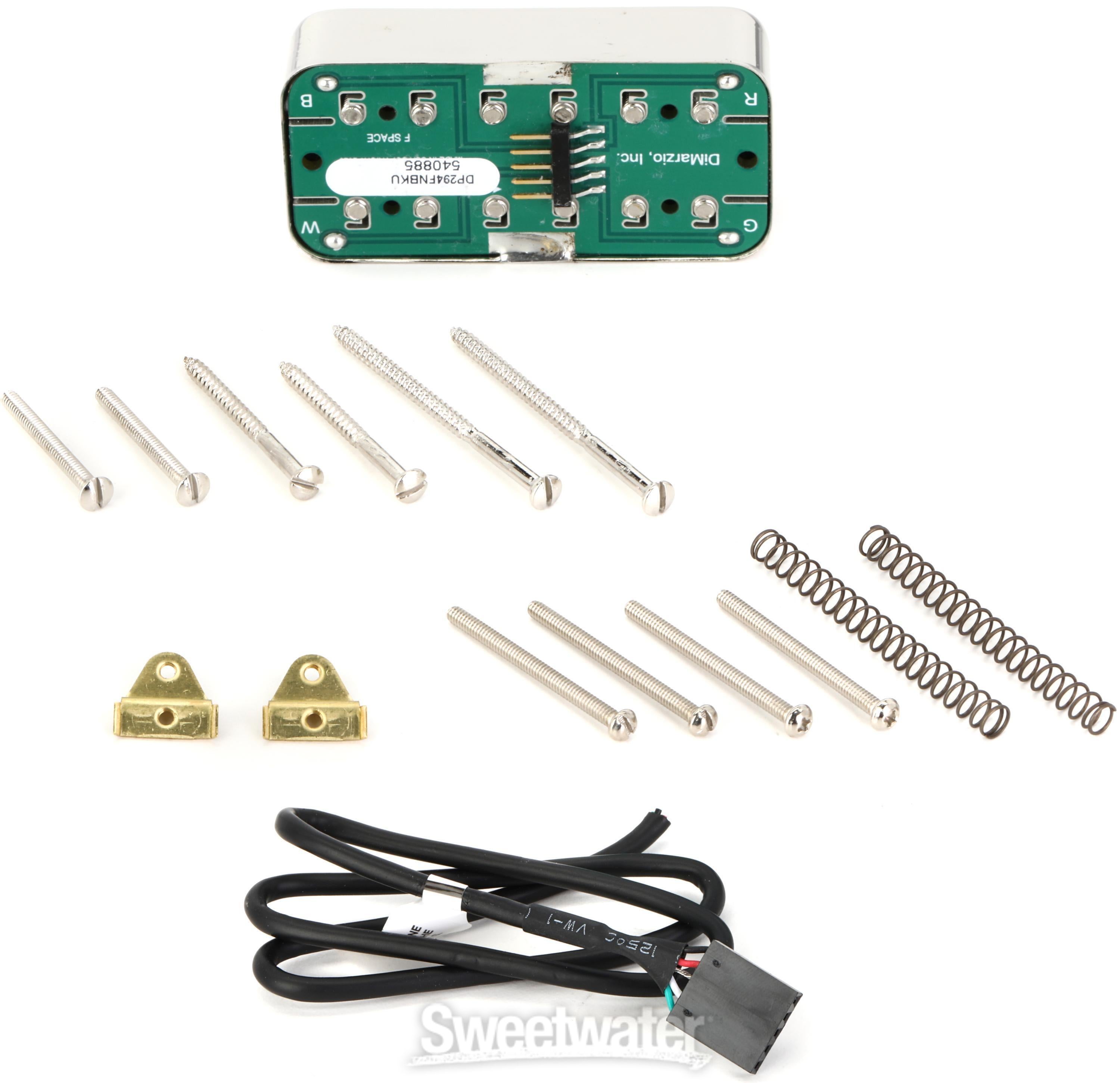 DiMarzio PAF'Tron Bridge F-spaced Humbucker Pickup - Nickel Cover