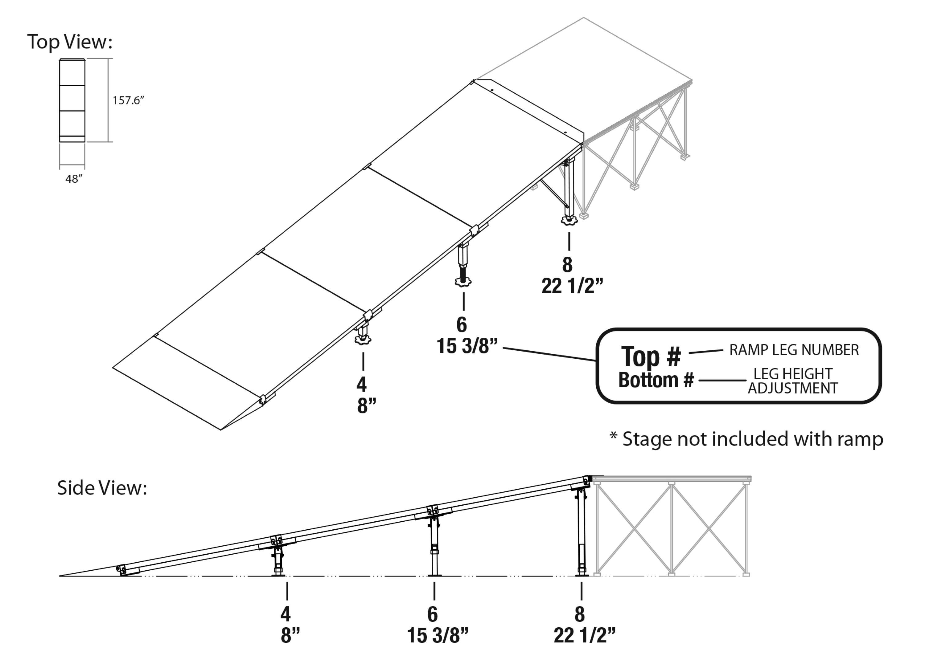 IntelliStage IS24RC Equipment Ramp for 24