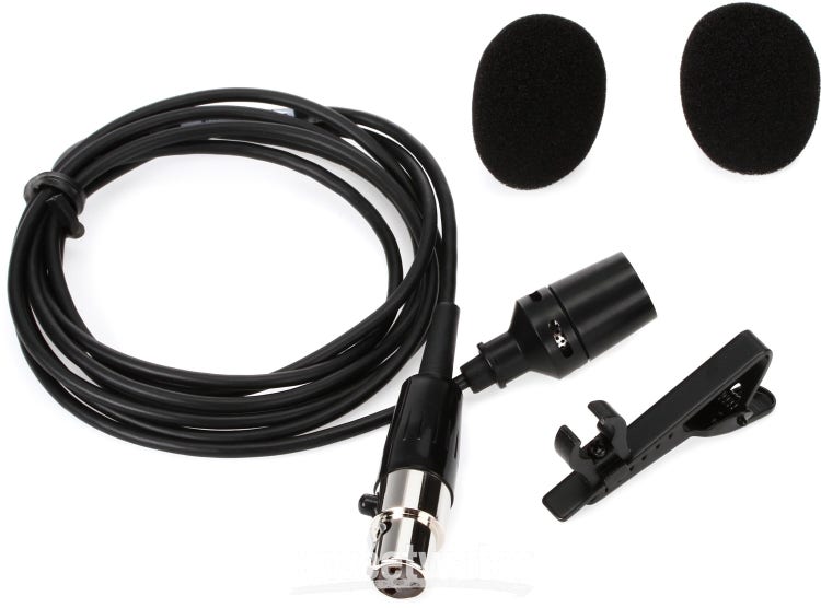 Xvive LV1 Lavalier Microphone Small Omni-Directional Wearable Microphone  for Wireless go,Recording Device,Black