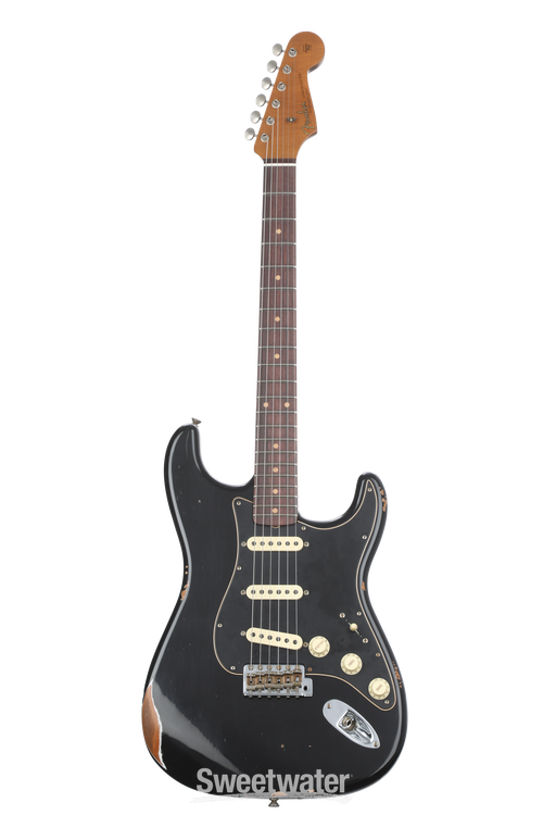 Fender Custom Shop Black Roasted Dual-Mag Strat Relic - Aged Fender Custom Shop Black Roasted Dual-Mag Strat Relic - Aged