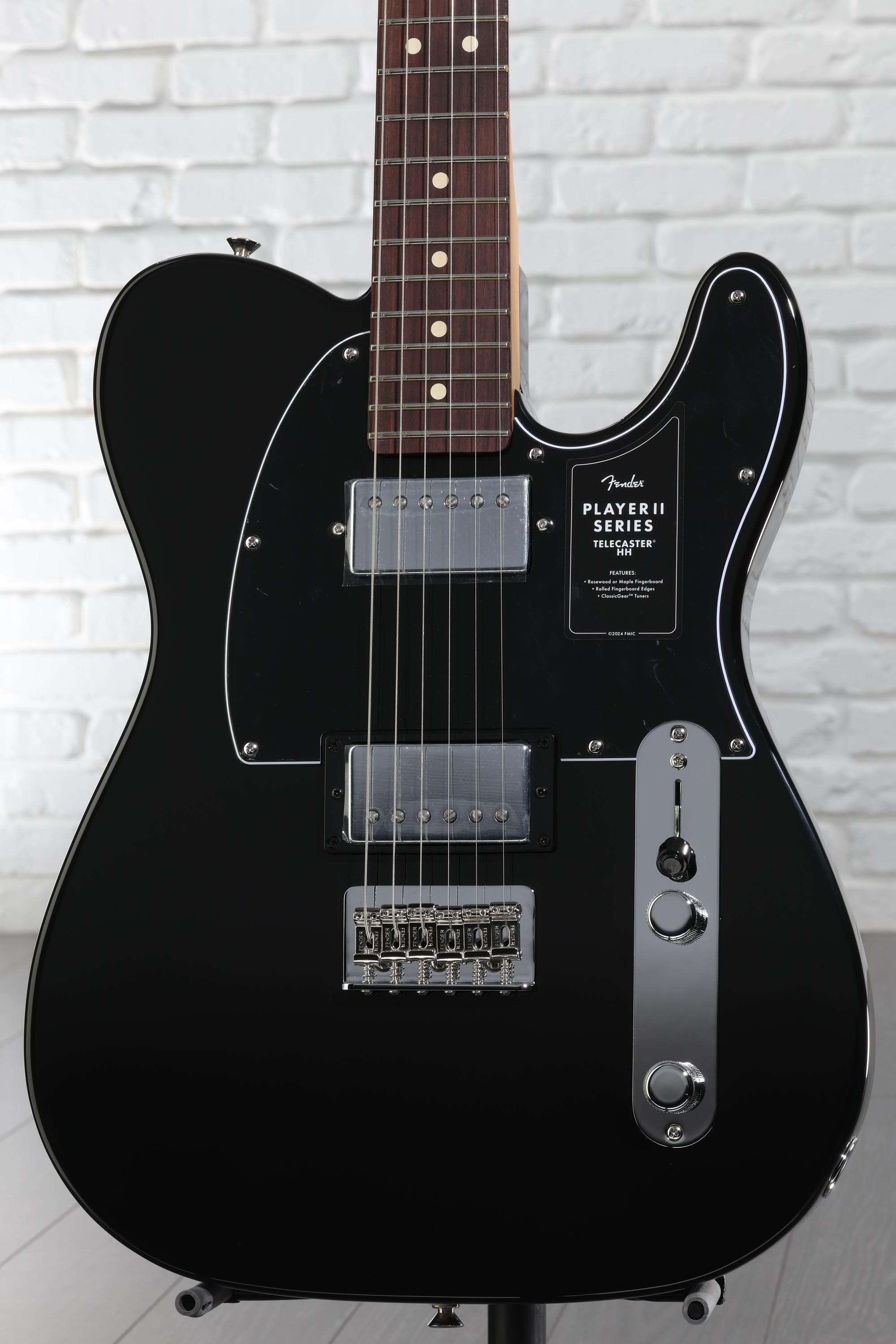 Fender Player II Telecaster HH Electric Guitar - Black with