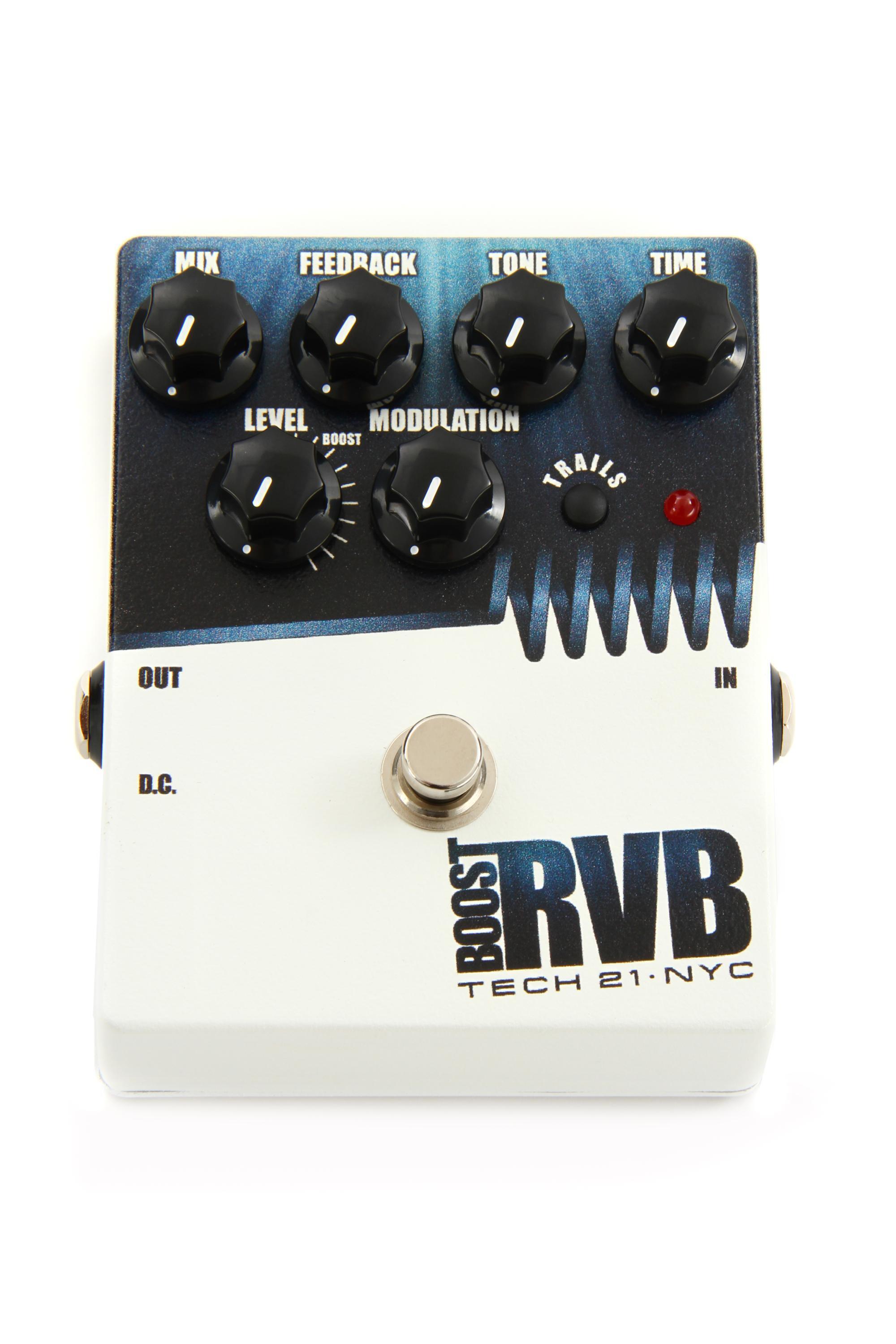 Tech 21 Boost R.V.B. Reverb Pedal with Boost
