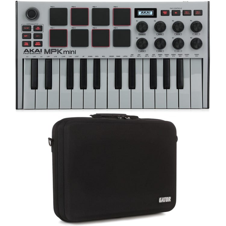 Akai MPK Mini MK3 Pack - MIDI Keyboard with Case