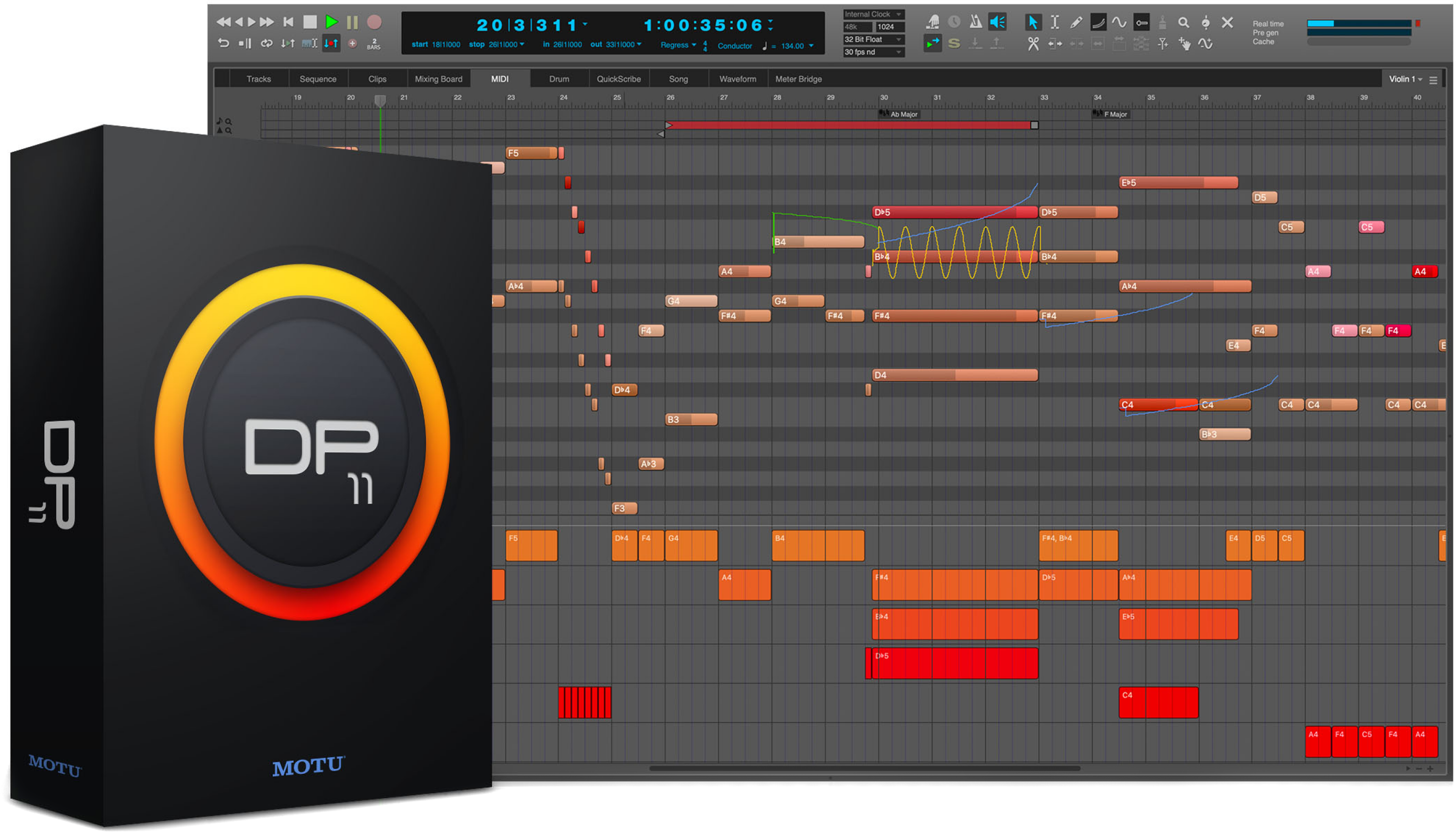 MOTU Digital Performer 11 - Competitive Upgrade