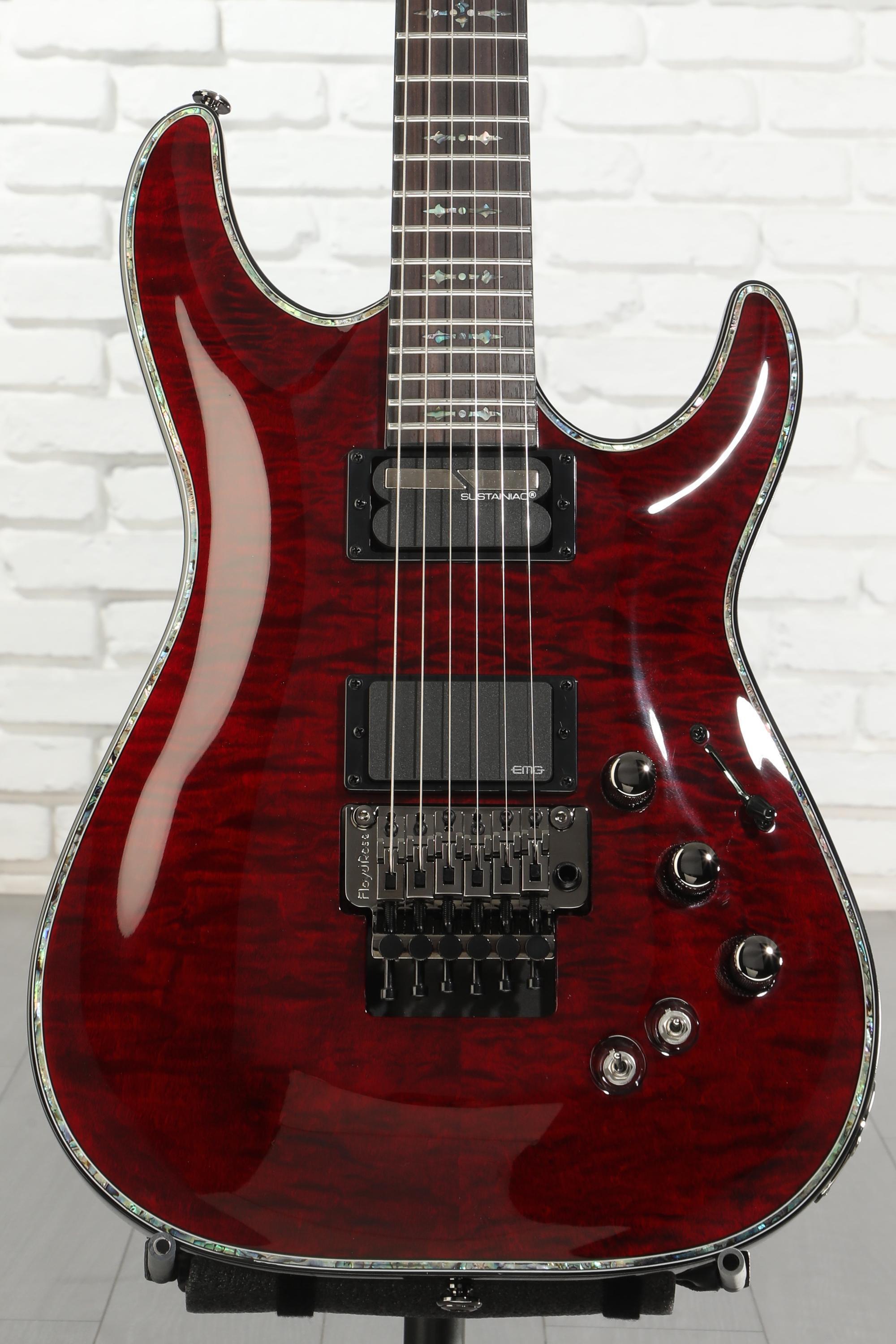 Schecter Hellraiser C-1 FR-S Electric Guitar - Black Cherry