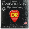 Photo of DR Strings DSB5-45 Dragon Skin Coated Bass Guitar Strings - .045-.125 Medium, 5-string