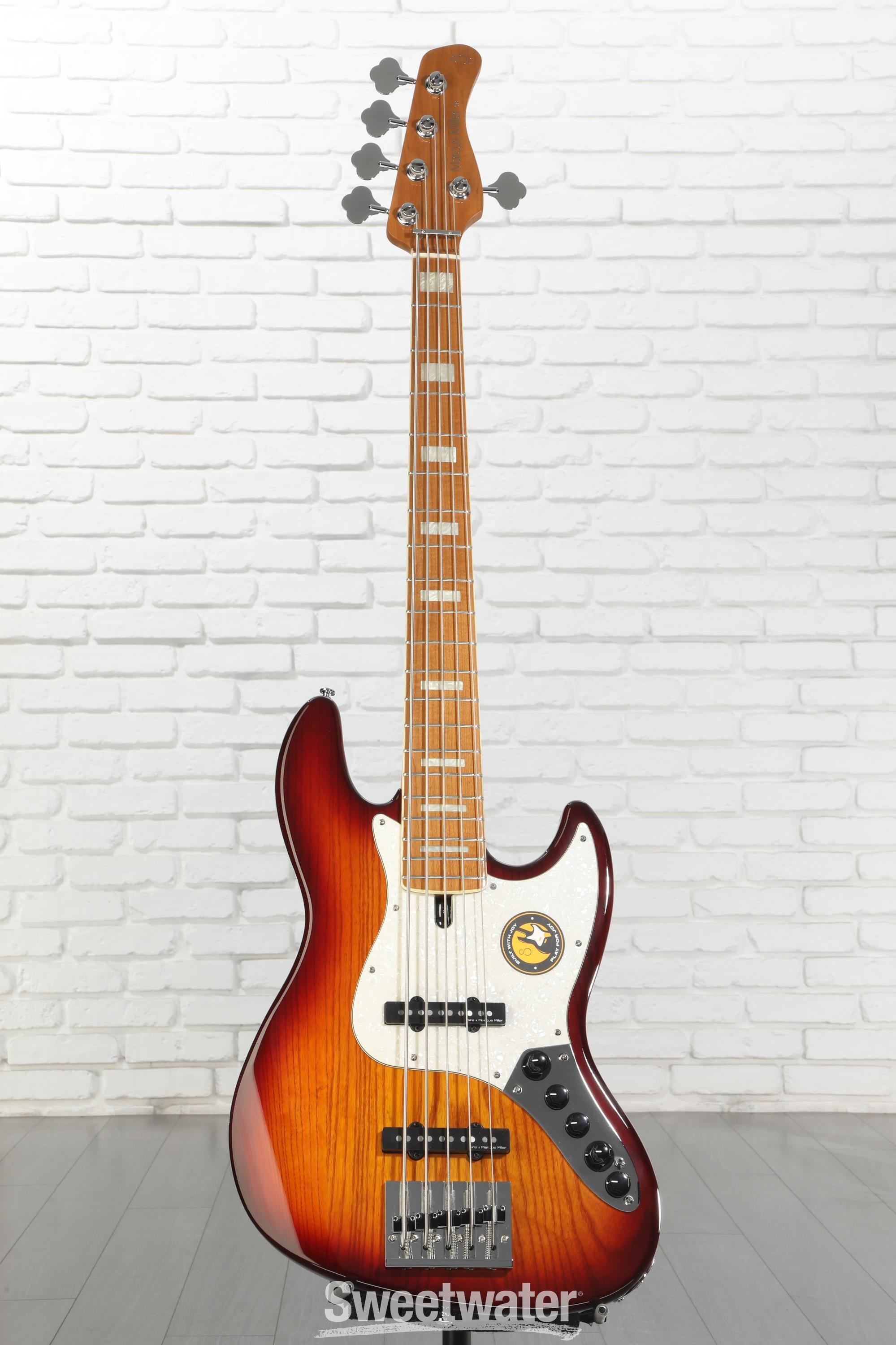 Sire Marcus Miller V8 5-string Bass Guitar - Tobacco Sunburst
