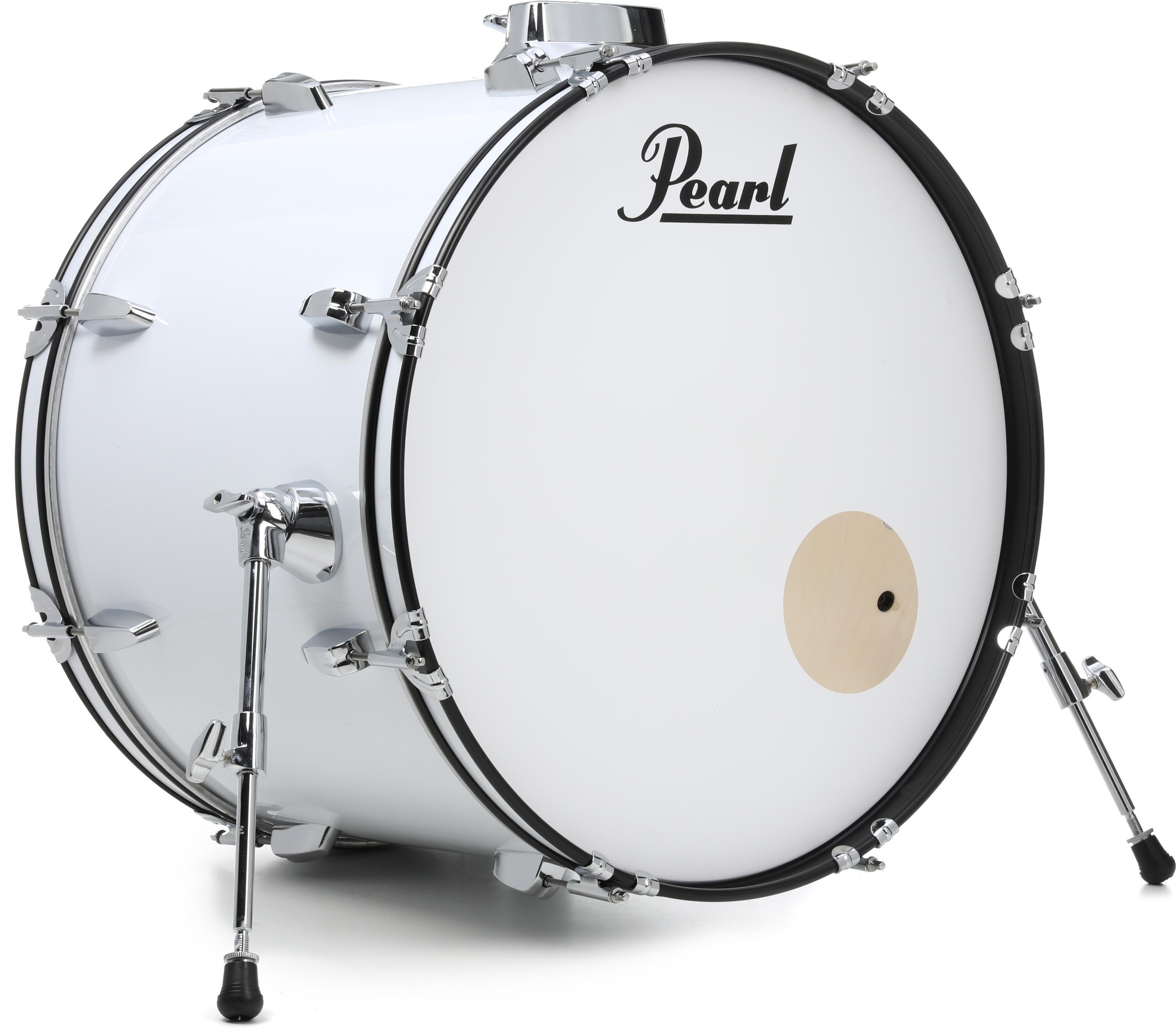 Photo of Pearl Roadshow Bass Drum - 16 inches x 22 inches, Pure White