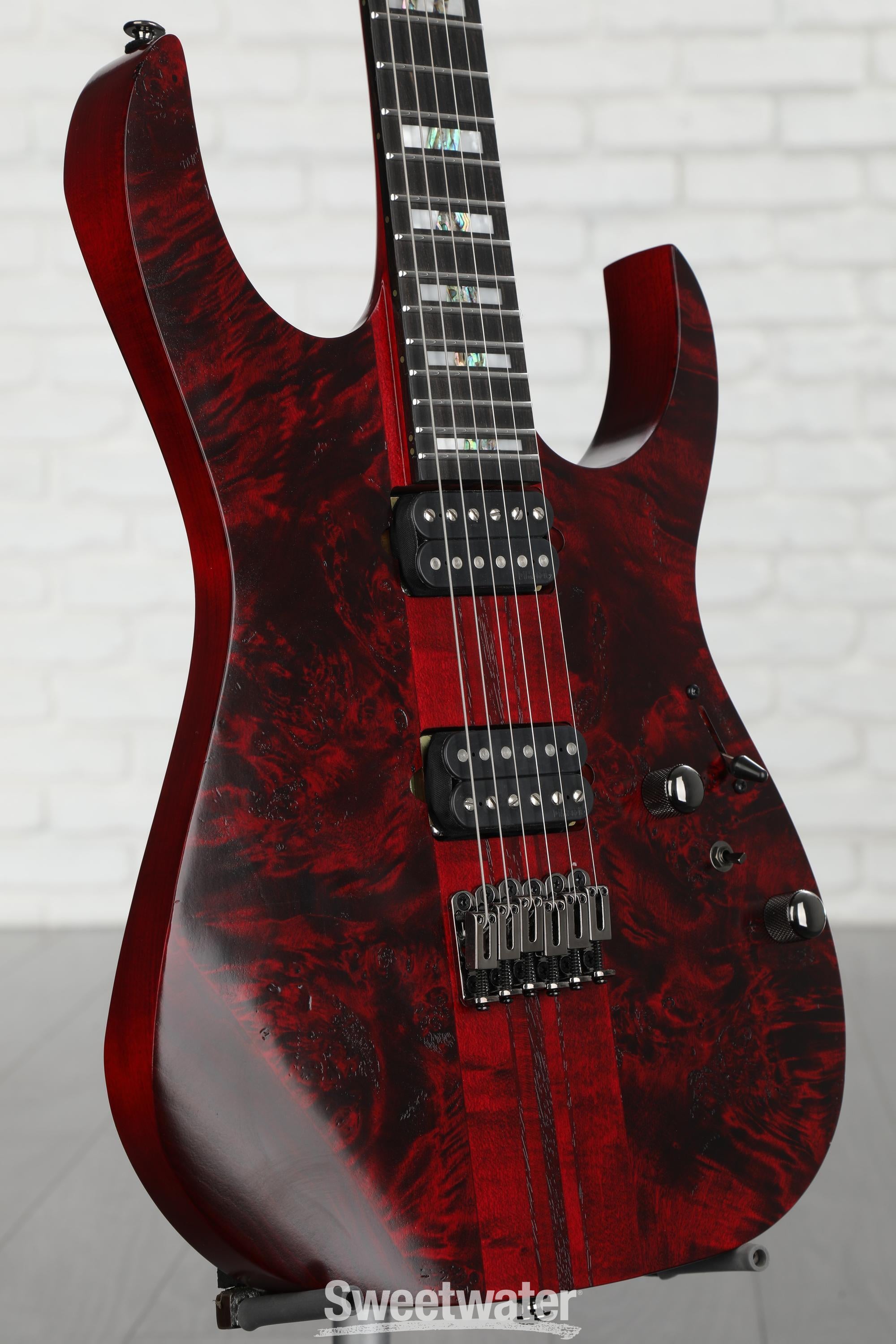 Ibanez Premium RGT1221PB Electric Guitar - Stained Wine Red