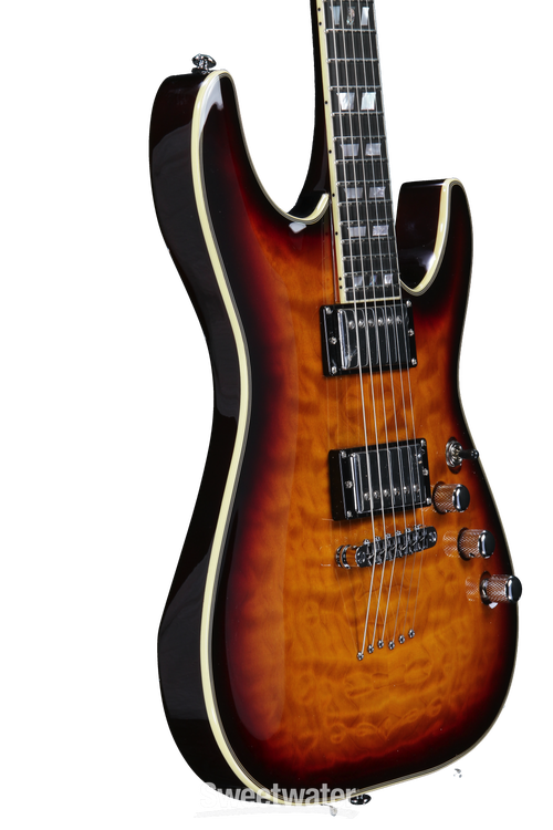 Schecter C-1 Custom - 3-Tone Sunburst | Sweetwater Schecter C-1 Custom - 3-Tone Sunburst | Sweetwater