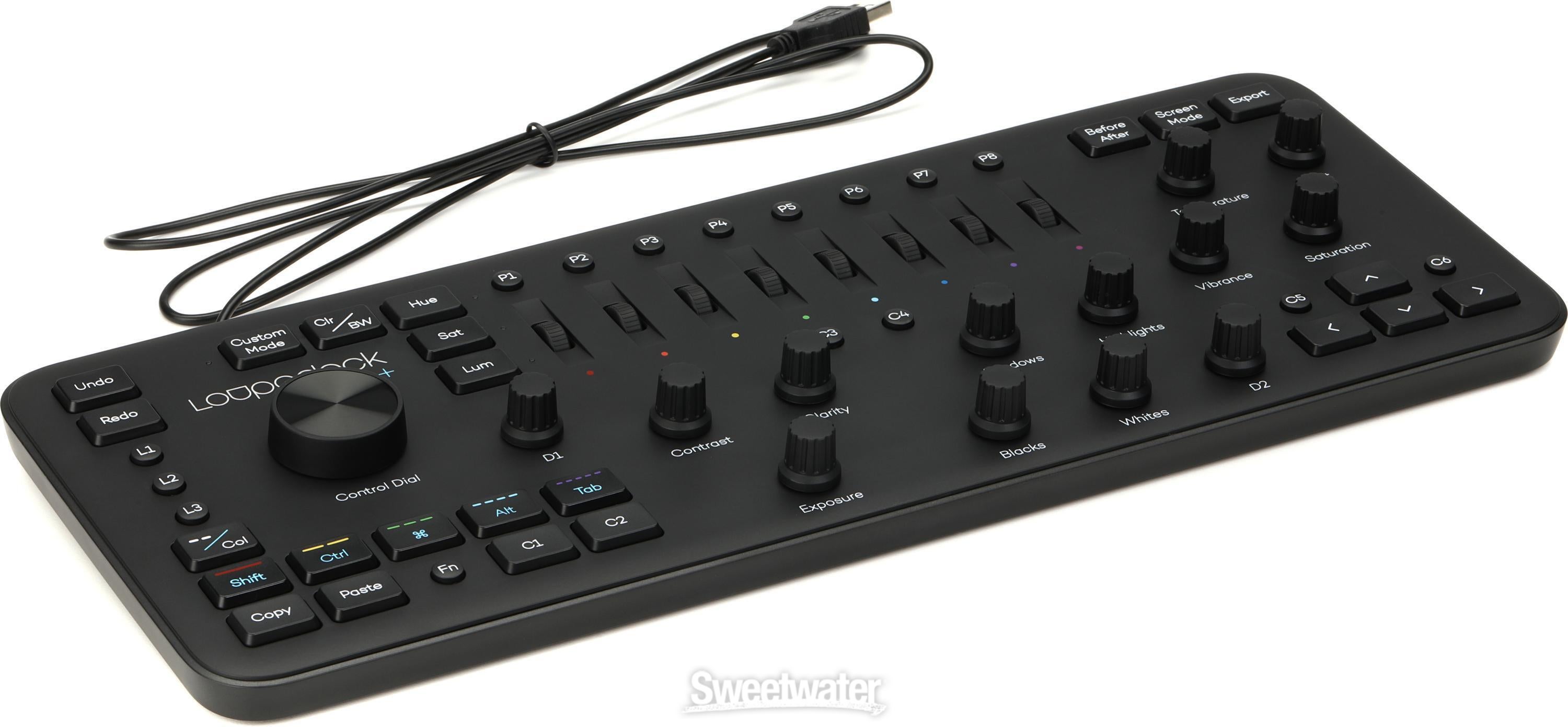 Loupedeck Plus Customizable Editing Console | Sweetwater