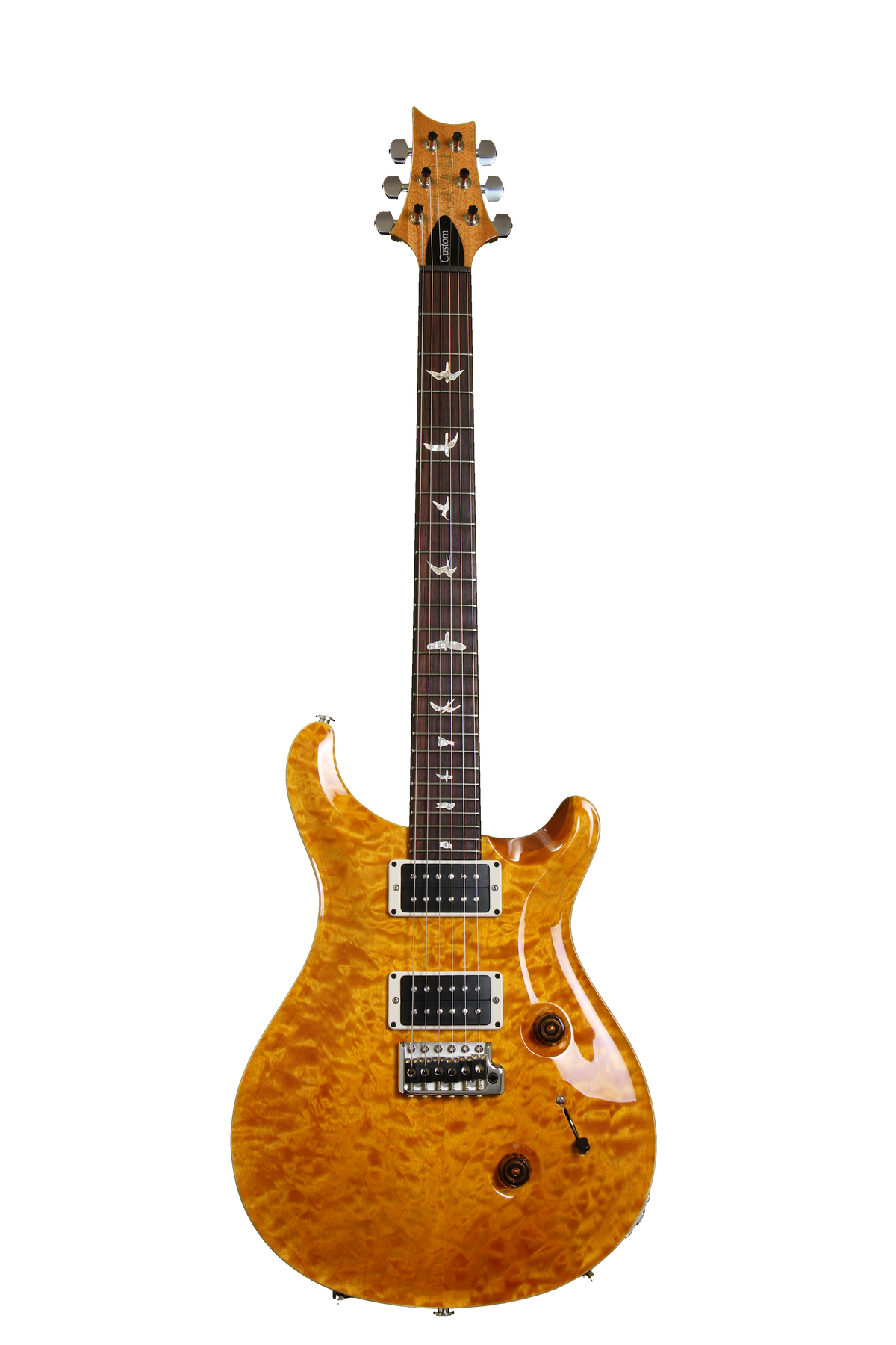 PRS Custom 24 Quilt 10-Top - Santana Yellow | Sweetwater