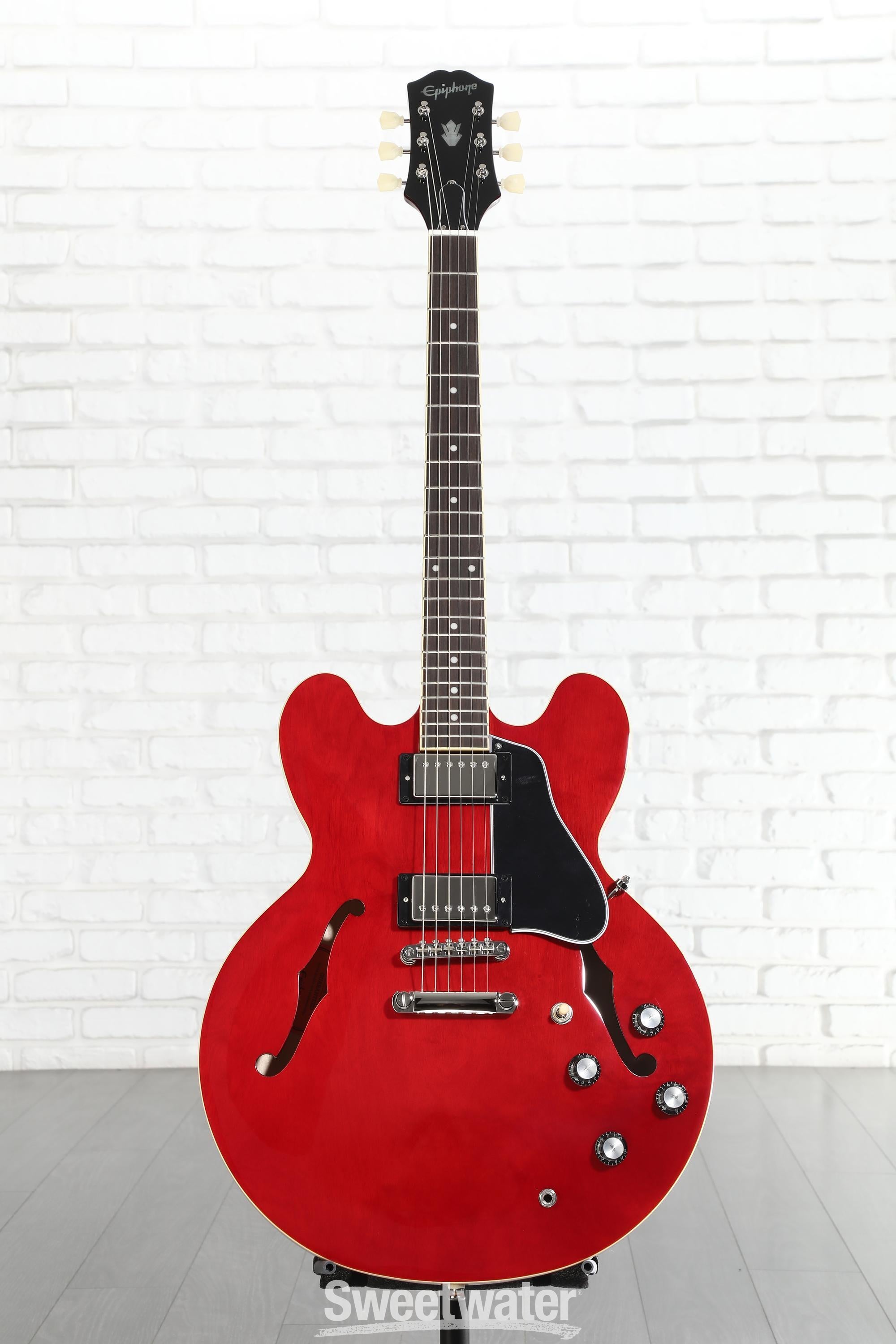 Epiphone ES-335 Semi-hollowbody Electric Guitar - Cherry | Sweetwater