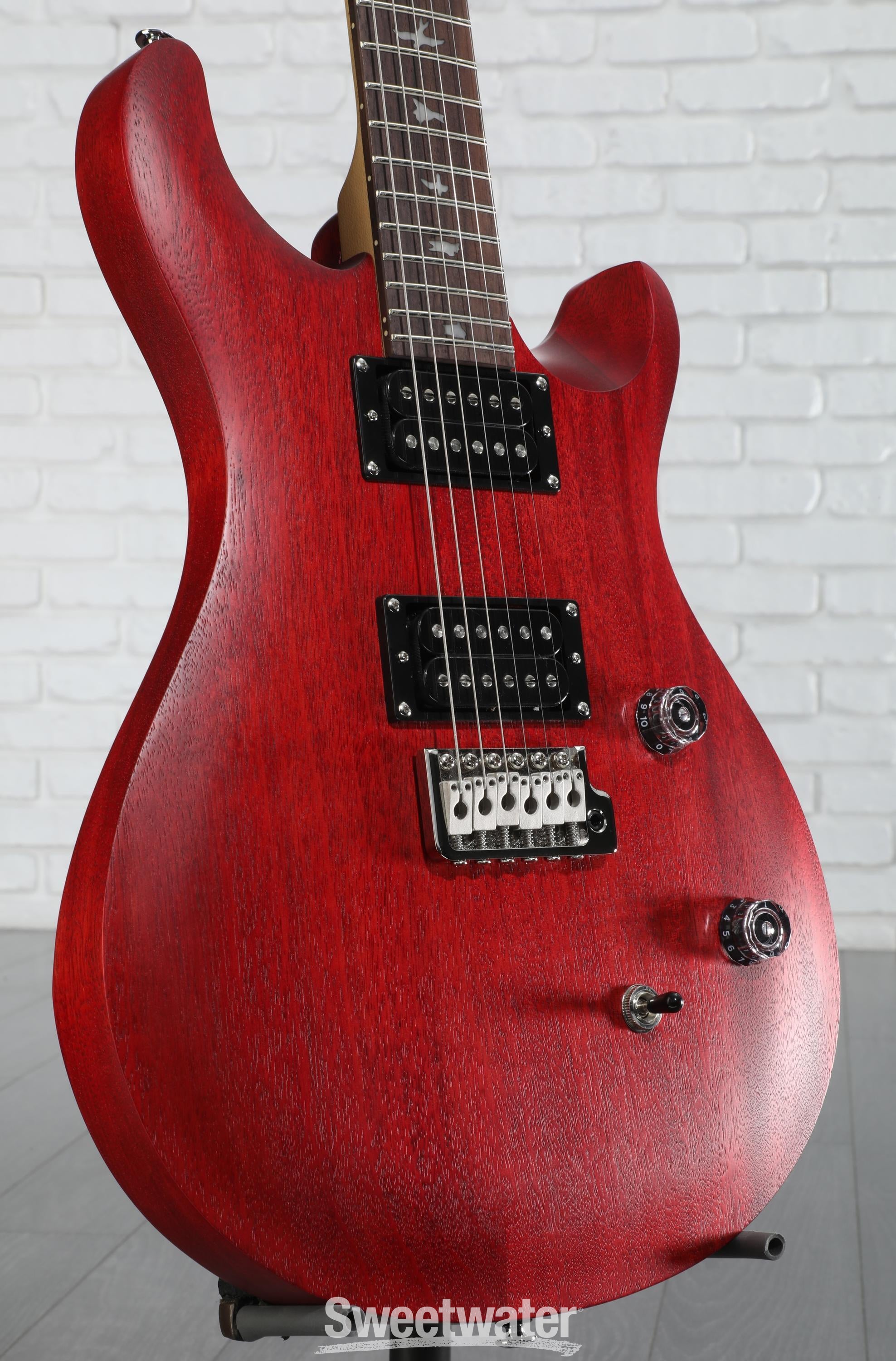 PRS SE CE 24 Standard Satin Electric Guitar - Vintage Cherry
