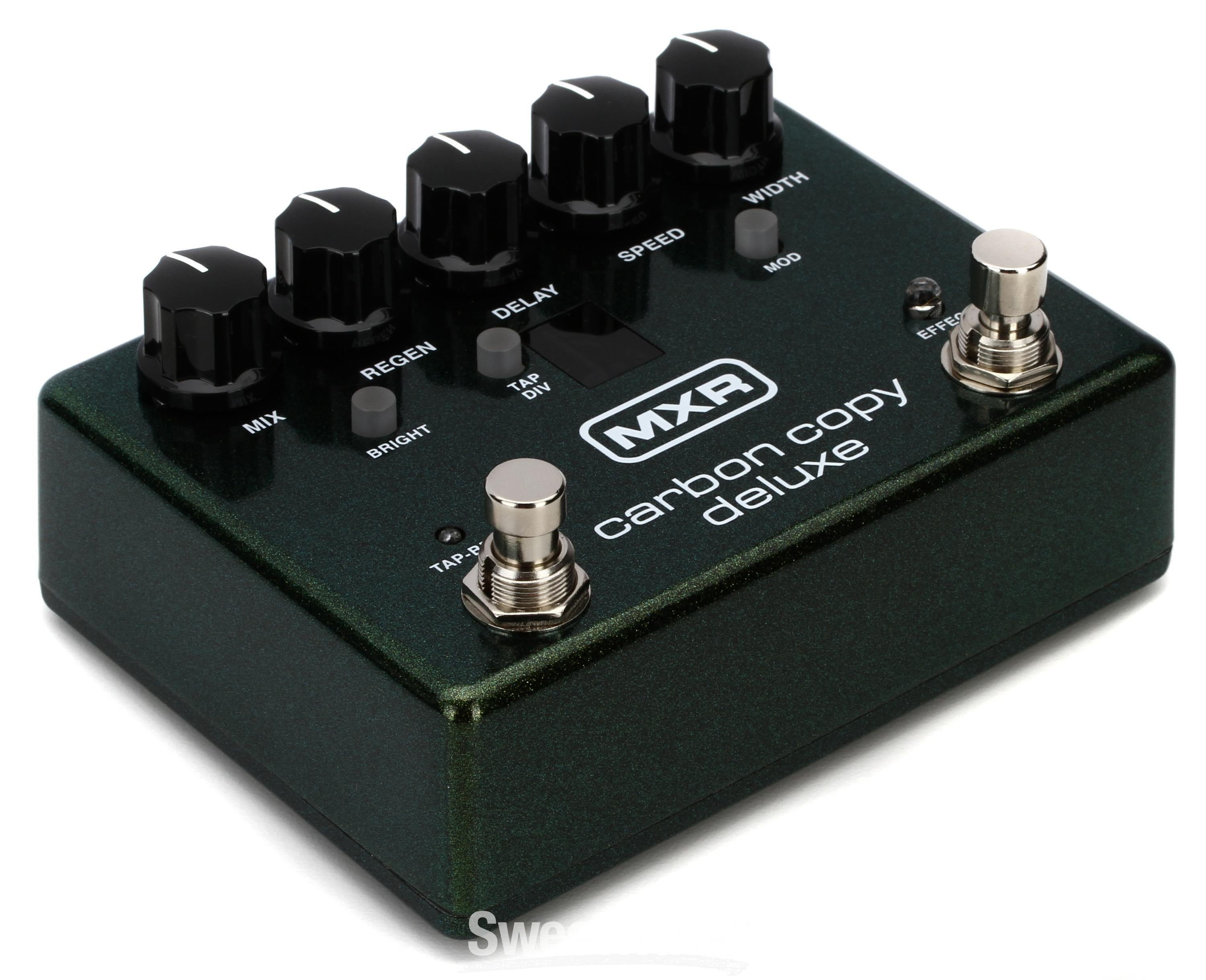 MXR M292 Carbon Copy Deluxe Analog Delay Pedal Reviews | Sweetwater