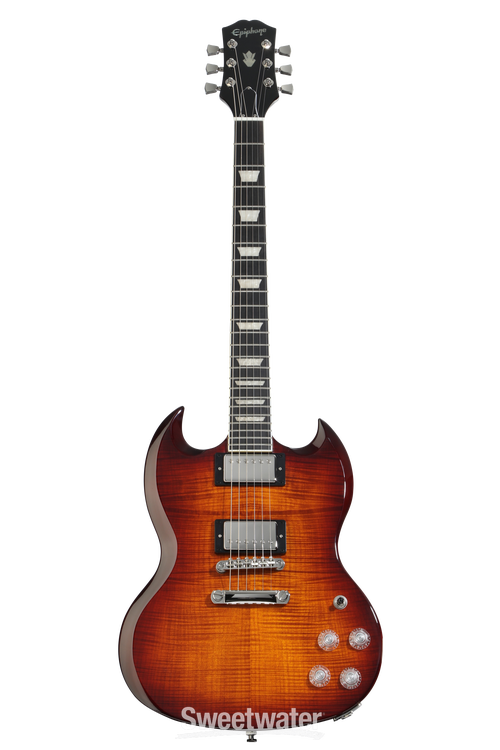 Epiphone SG Modern Figured Electric Guitar - Mojave Burst | Sweetwater